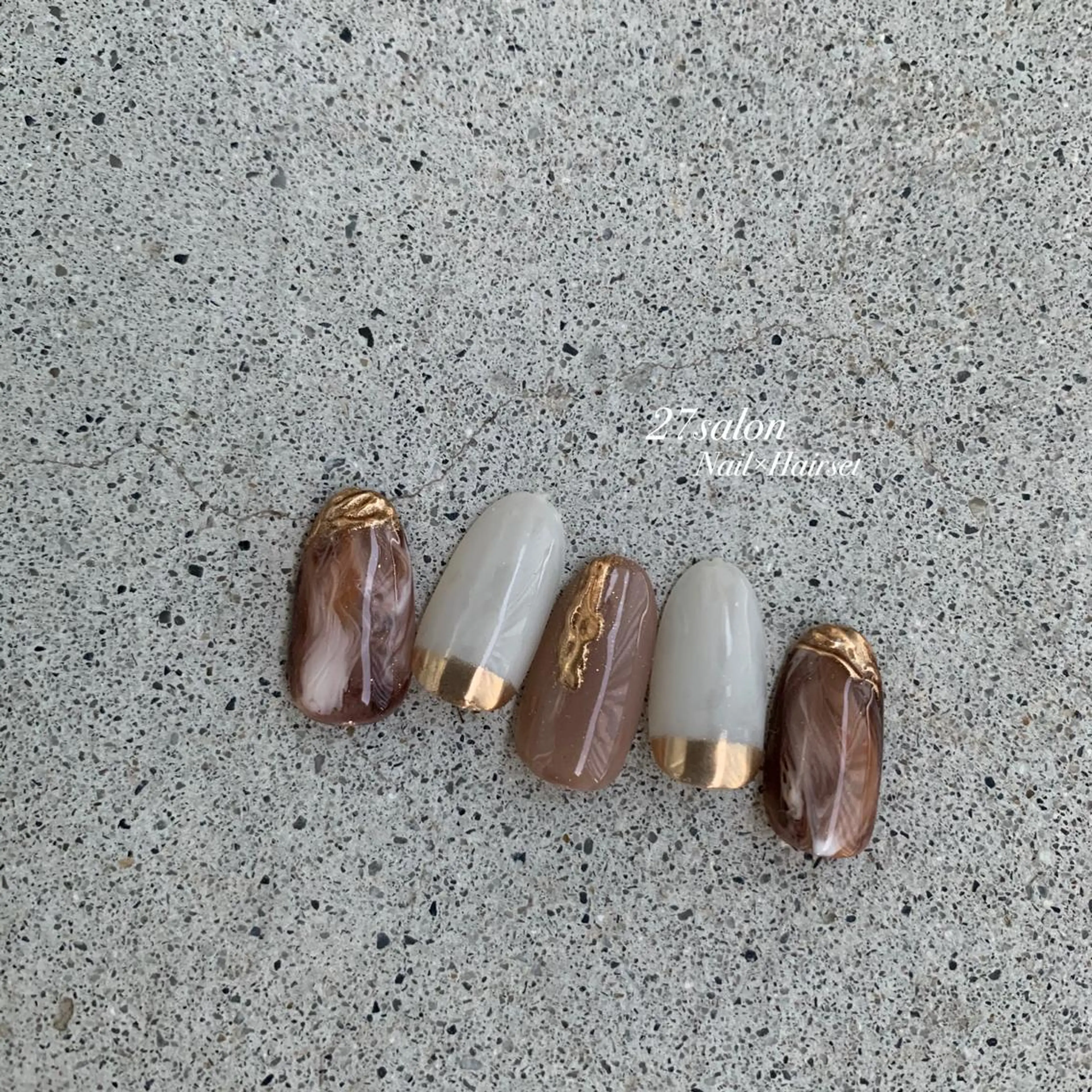 ネイル ニュアンスネイル 27salon yuinaのネイルデザイン