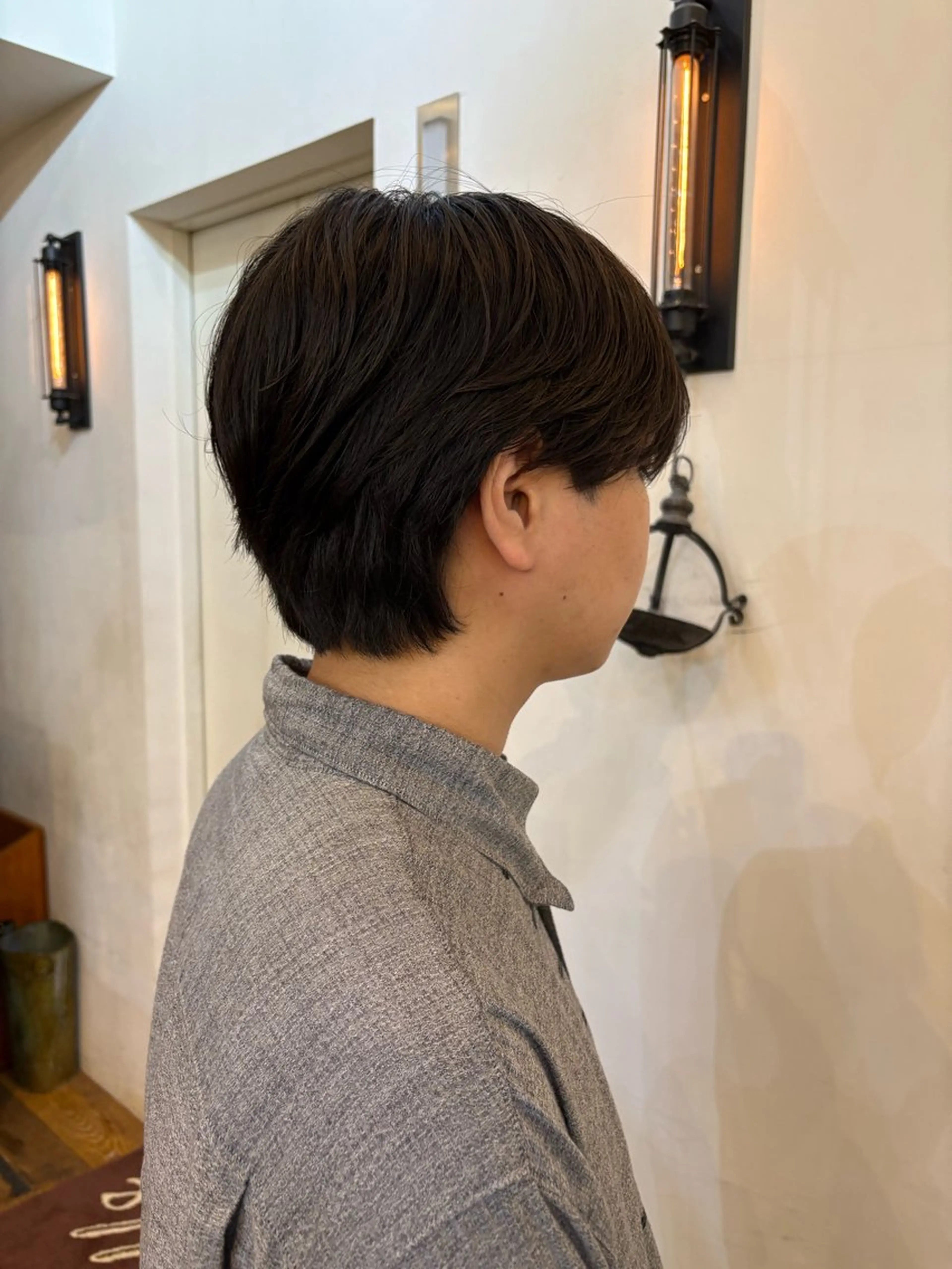 メンズ センターパート メンズパーマ カット トリートメント 似合わせカット‪// 鶴我万唯華のヘアスタイル