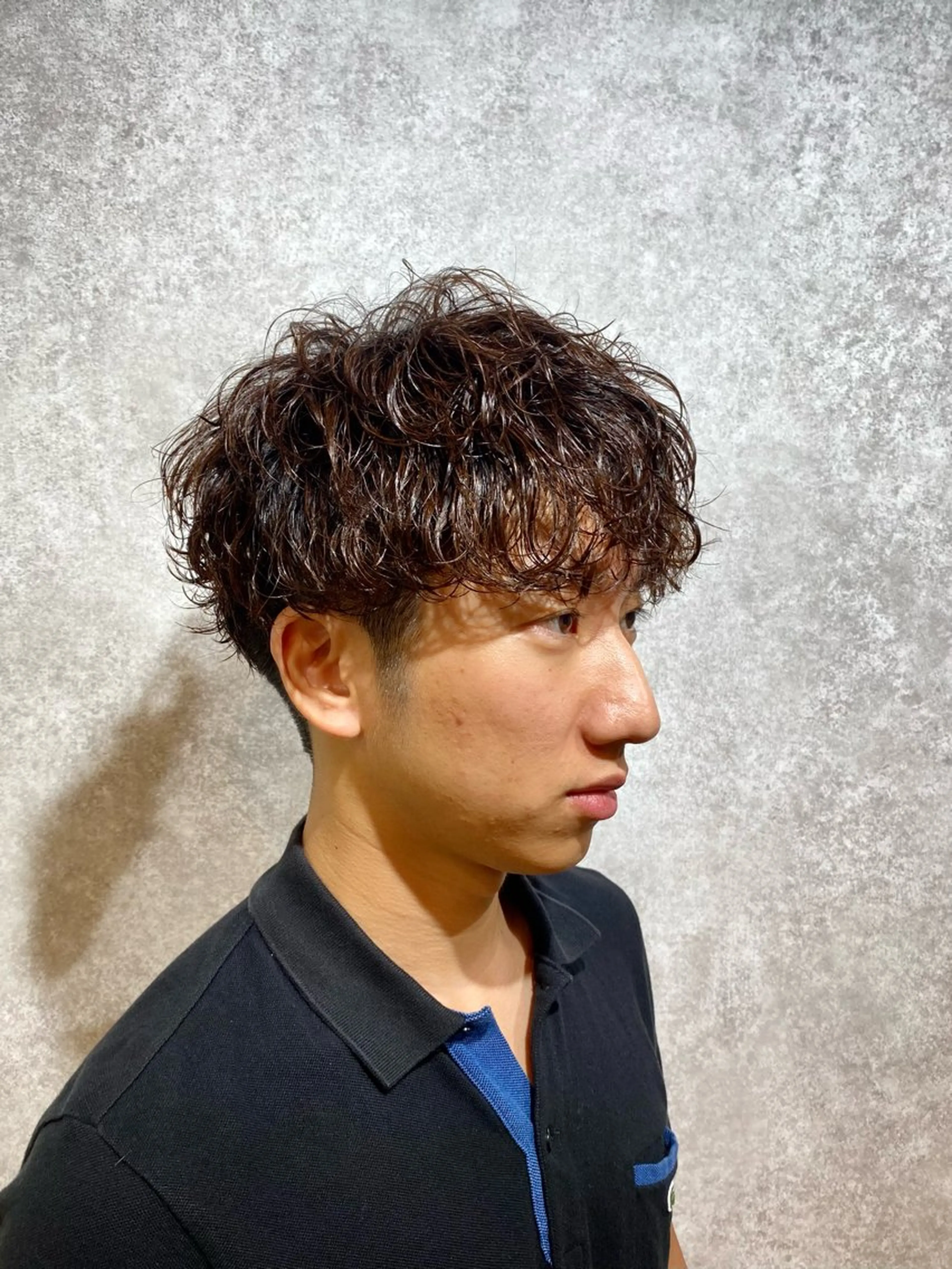 メンズ特化型サロンによるメンズカット＋パーマ各種¥4400の写真