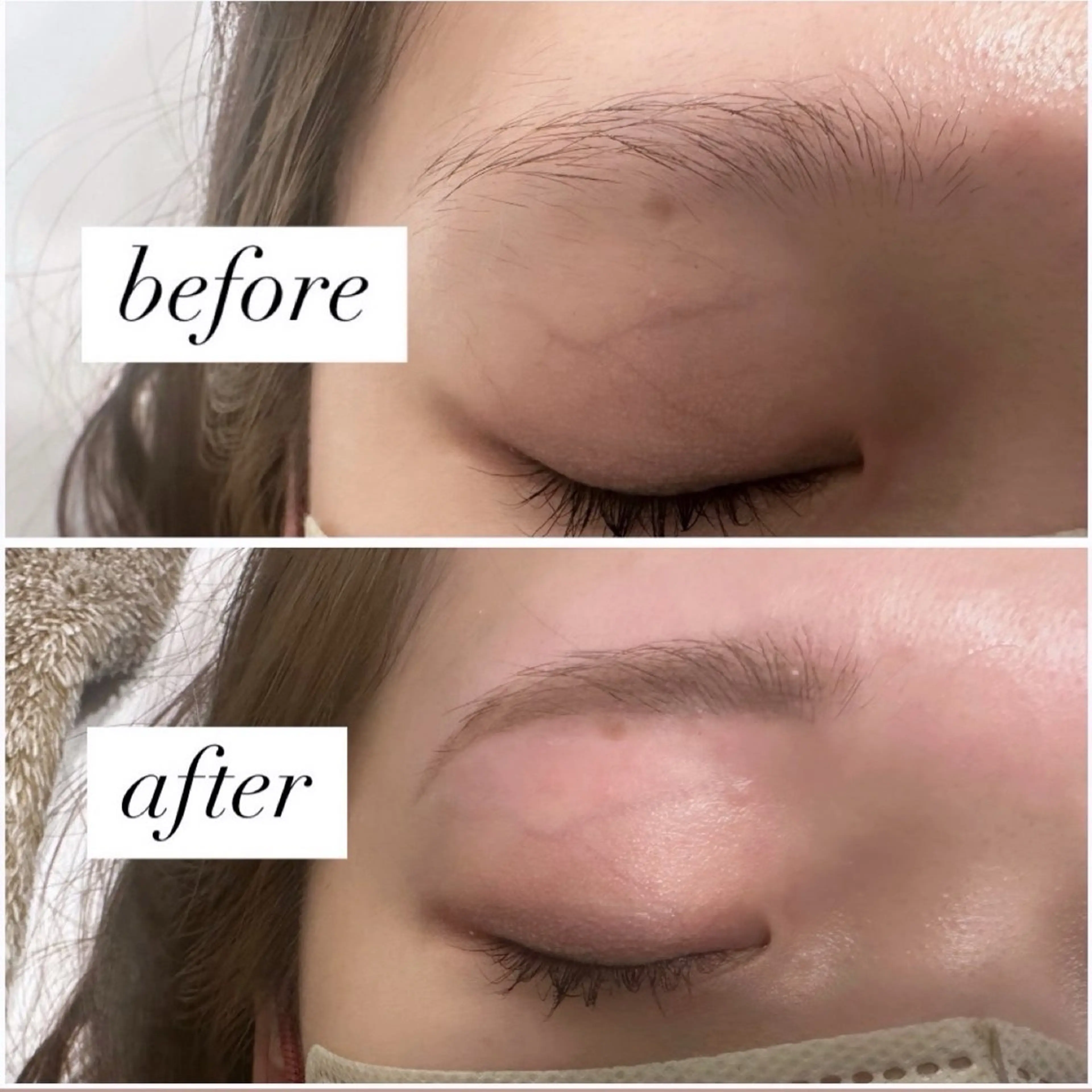 アイブロウ ワックス脱毛 眉カット 🤍 harunoのマツエク・マツパデザイン