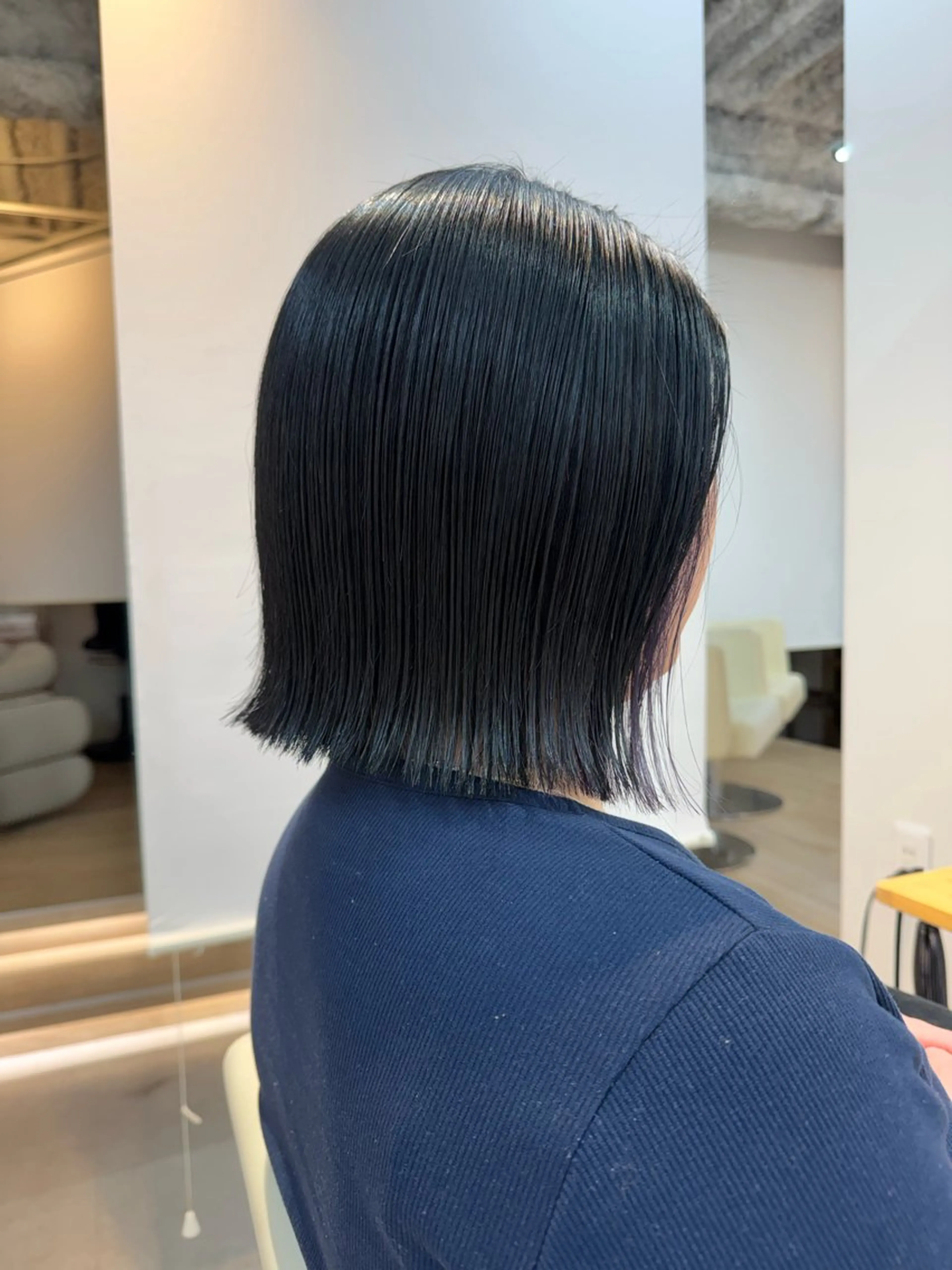 ミディアム カラー 早稲田/ショート/ 髪質改善/艶カラーのヘアスタイル