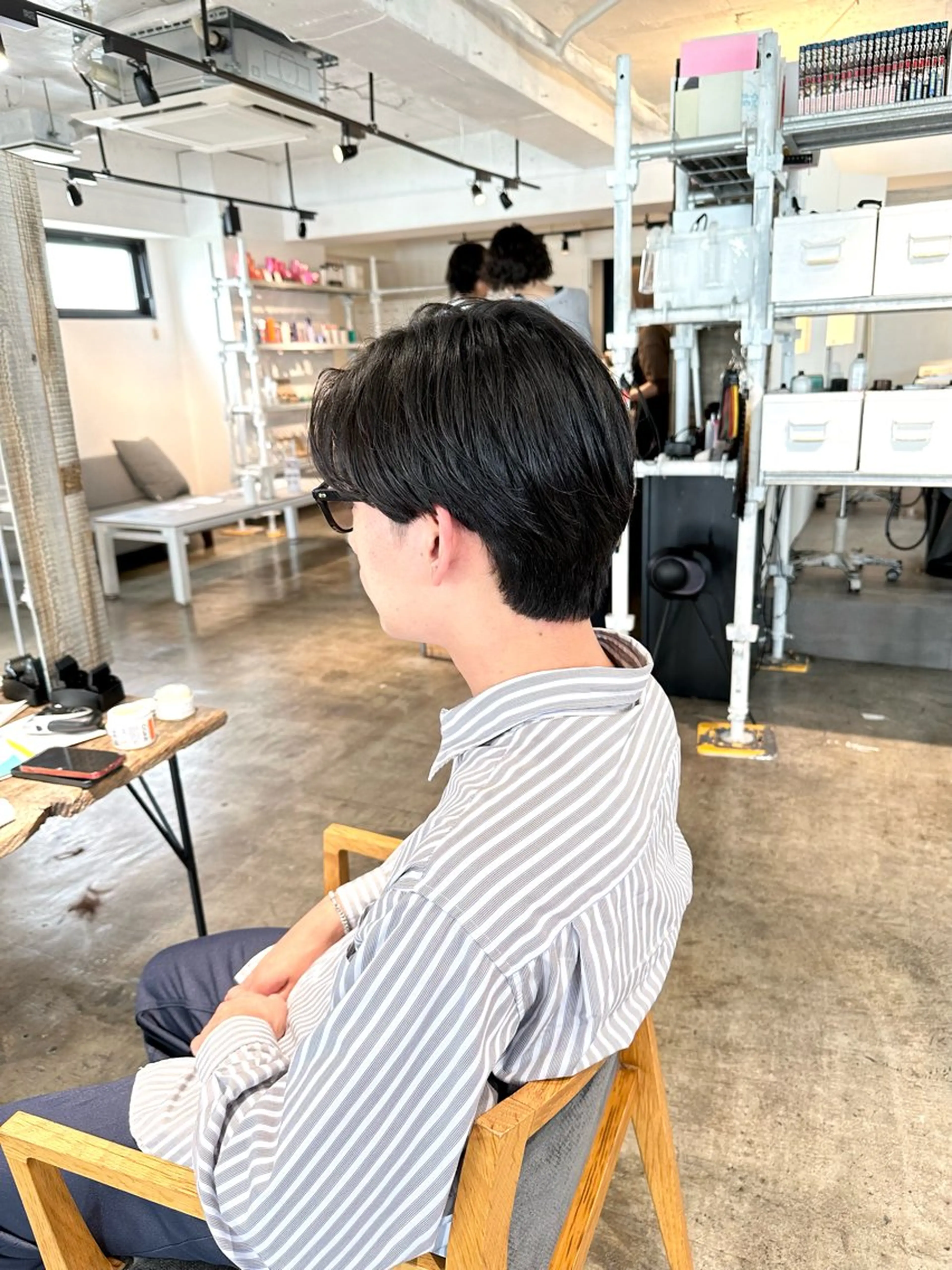 メンズ ビジネス センターパート カット 骨格補正施術/メンズ 専門美容師/YUYAのヘアスタイル
