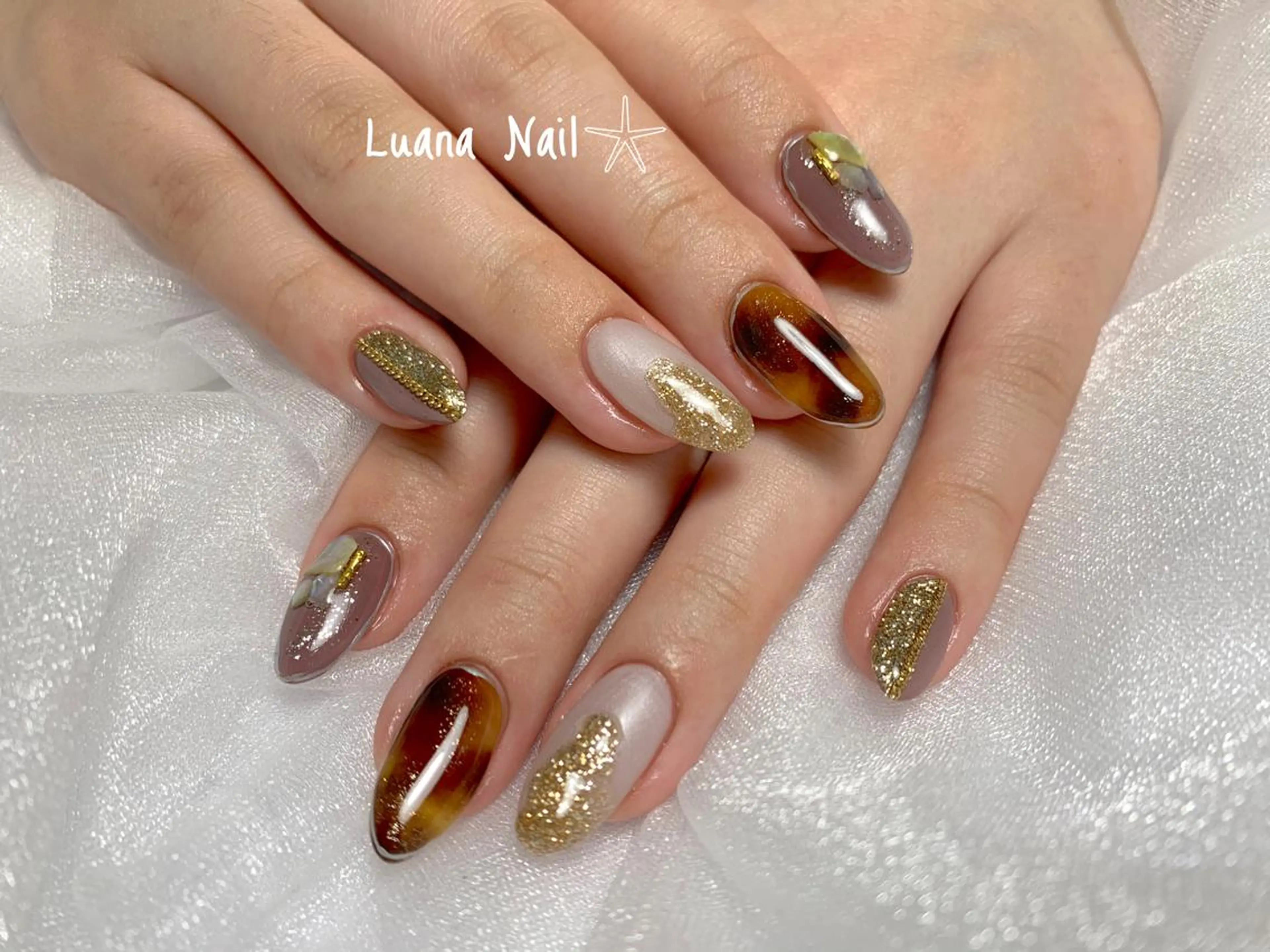 ネイル マットネイル ハンドネイル BeauJu by Luana Nailのネイルデザイン