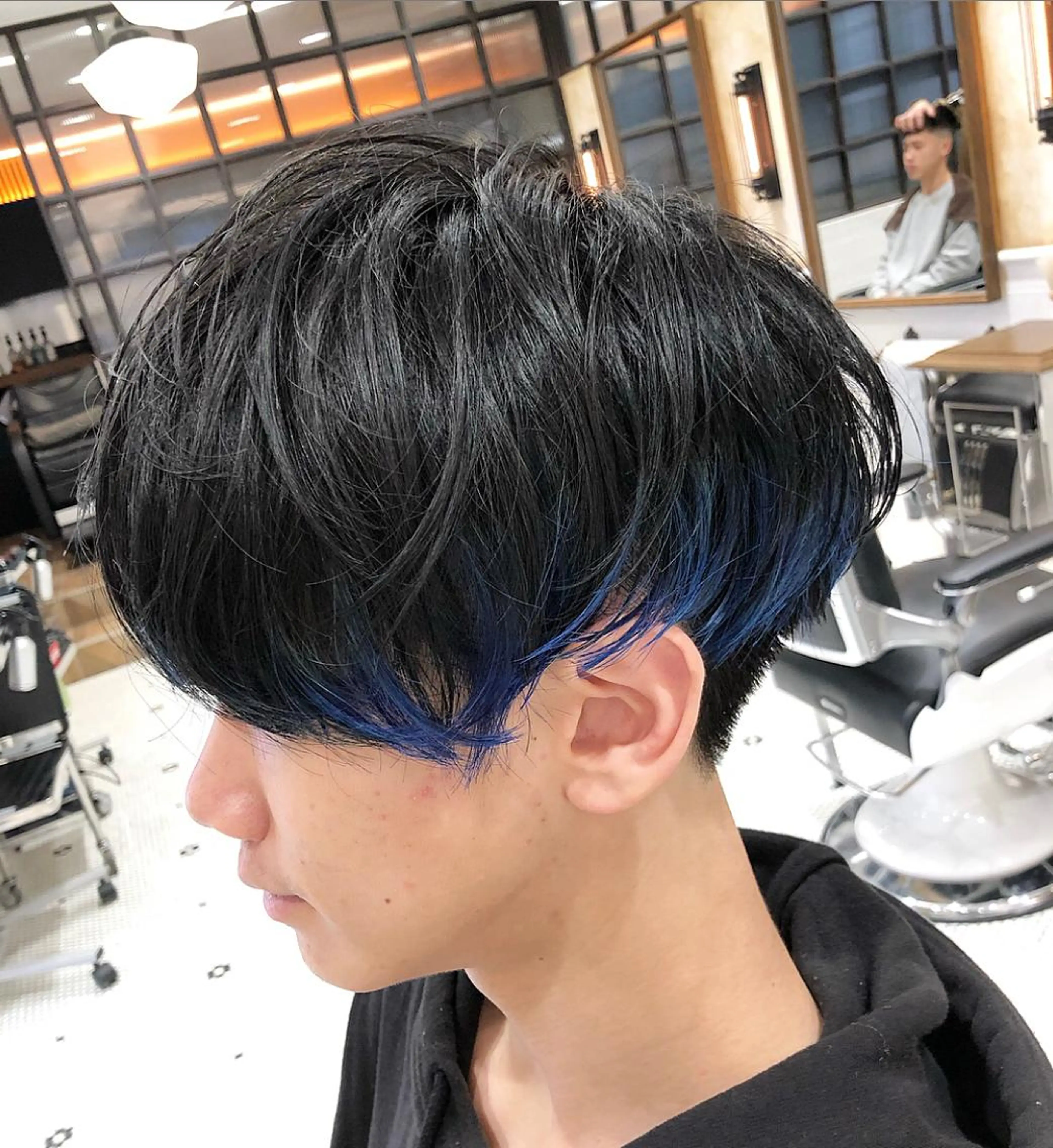 ショート カラー メンズ カット無料/髪質改善 髪質根本改善/艶髪のヘアスタイル