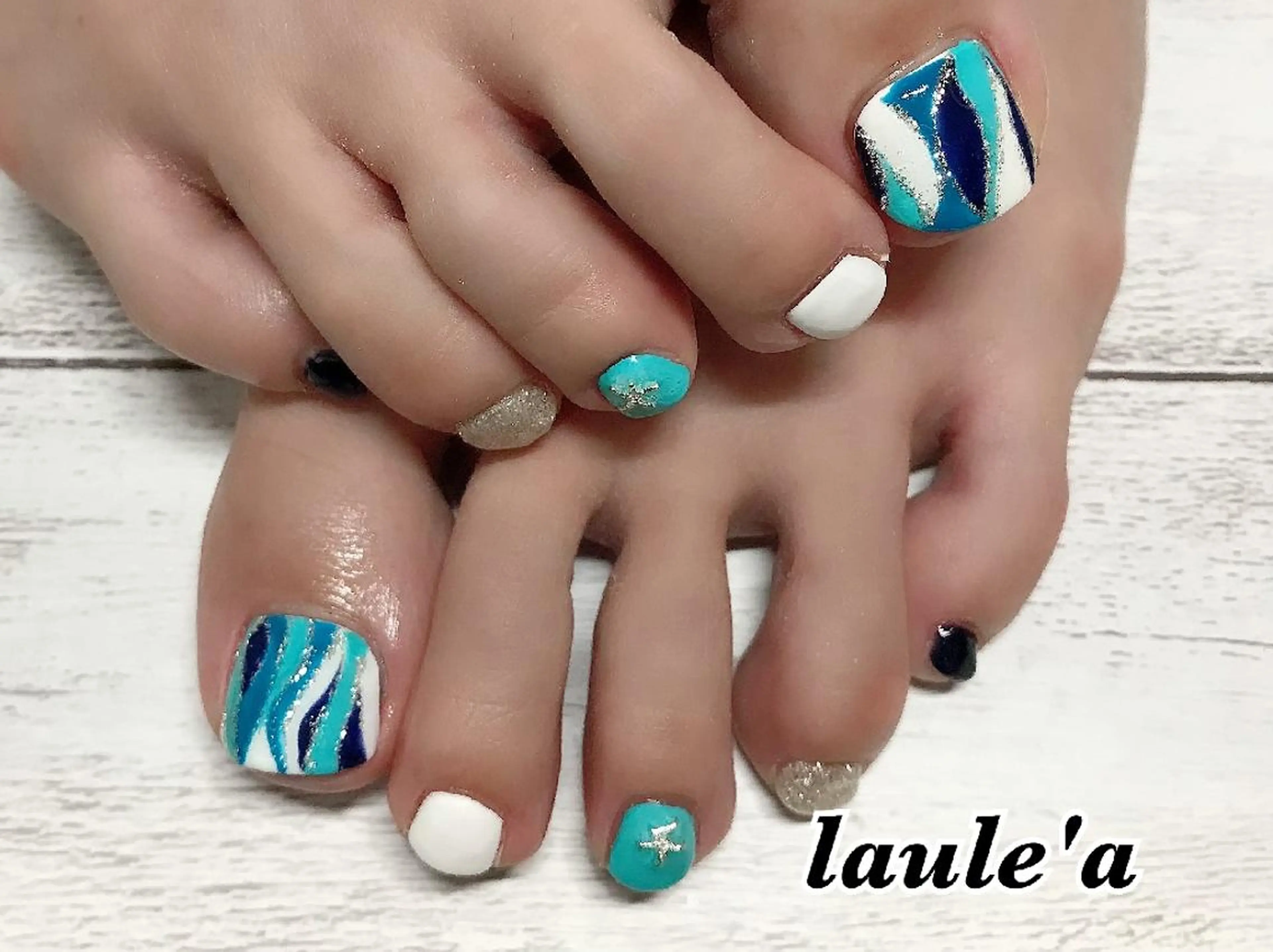 ネイル フットネイル Rグループ felizのネイルデザイン