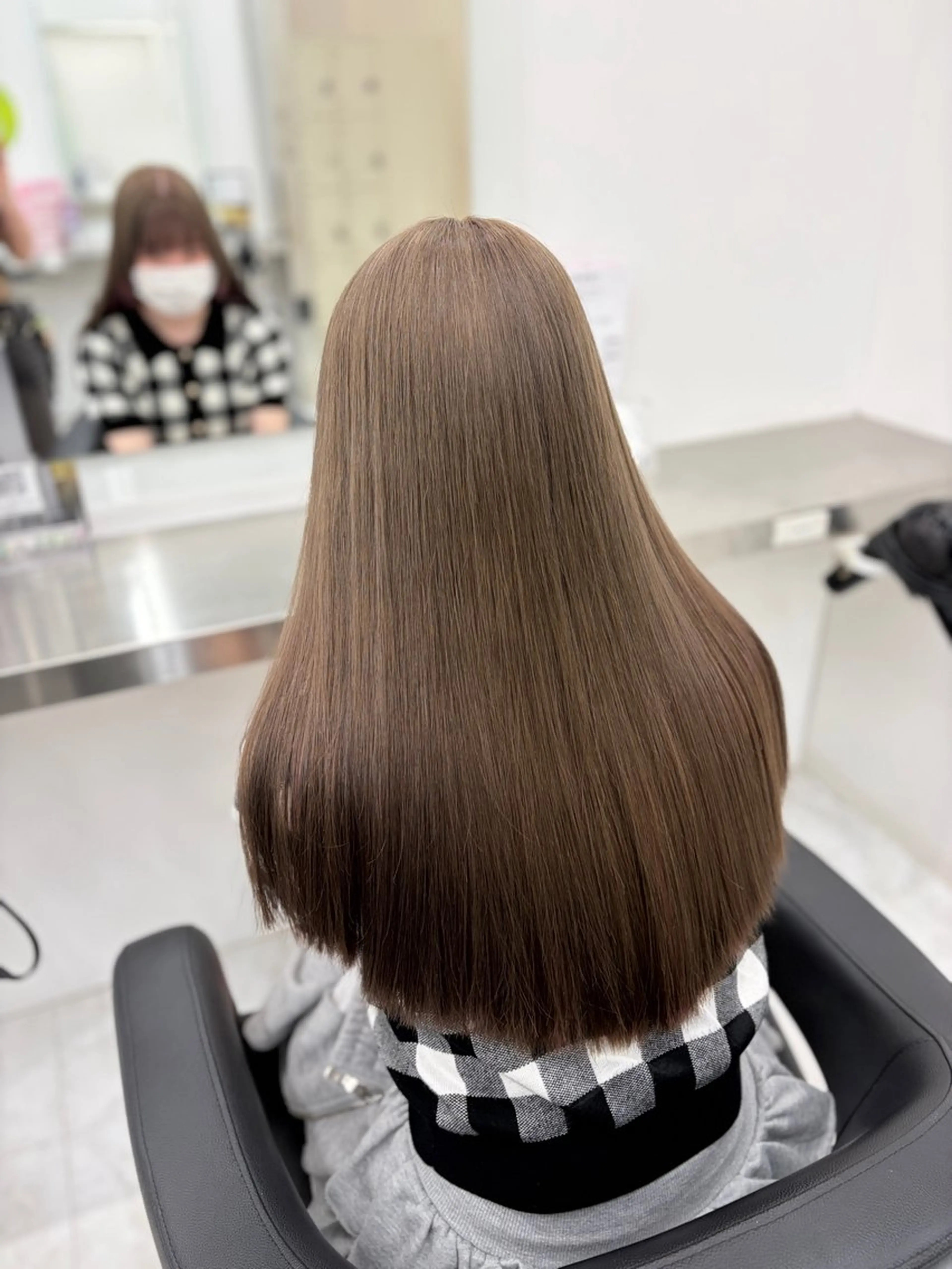 カラー カット ヘアカラー トリートメント ヘアセット 透明感うる艶カラー 🤍MANAMIのヘアスタイル