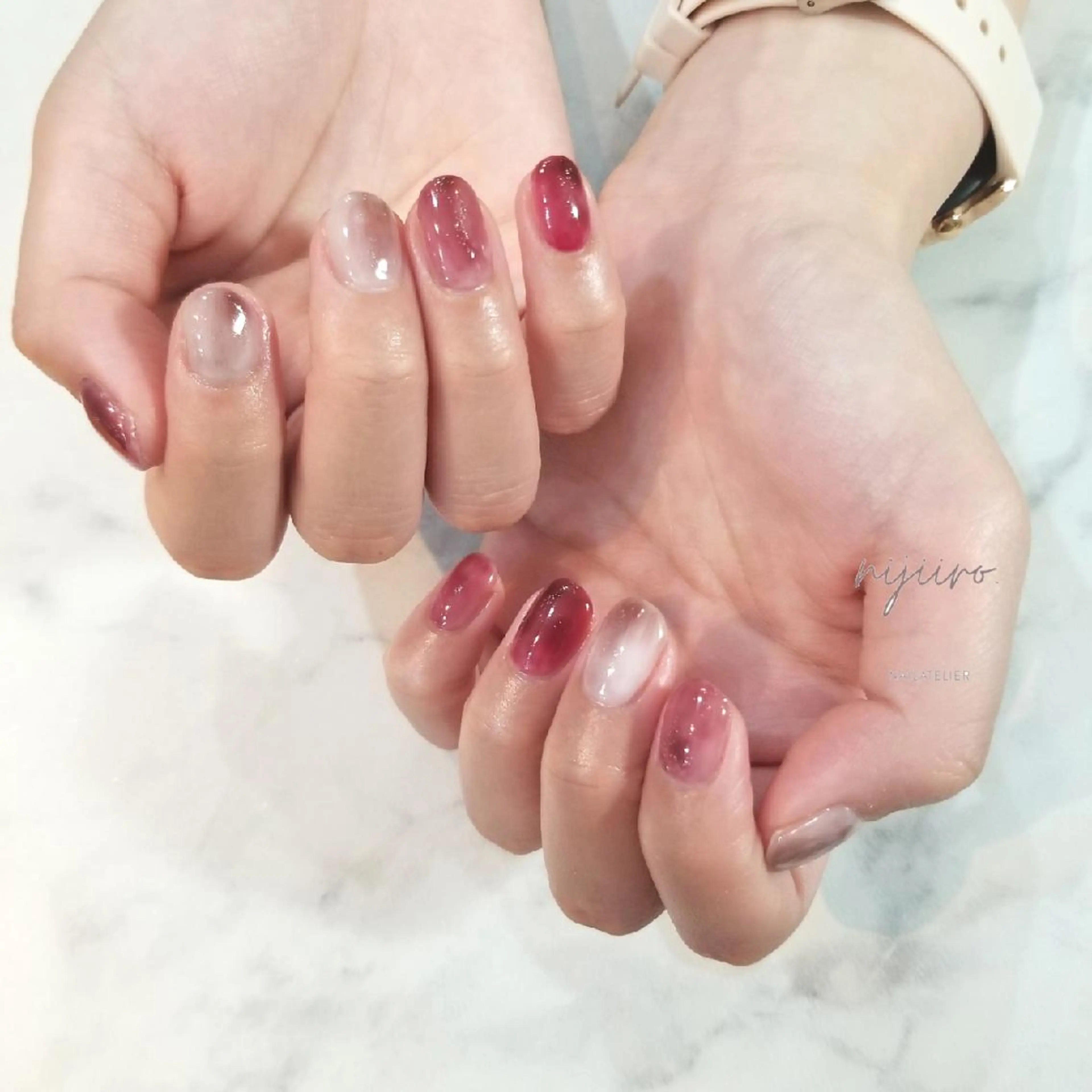 ネイル ハンドネイル nijiiro🌈 サトウのネイルデザイン