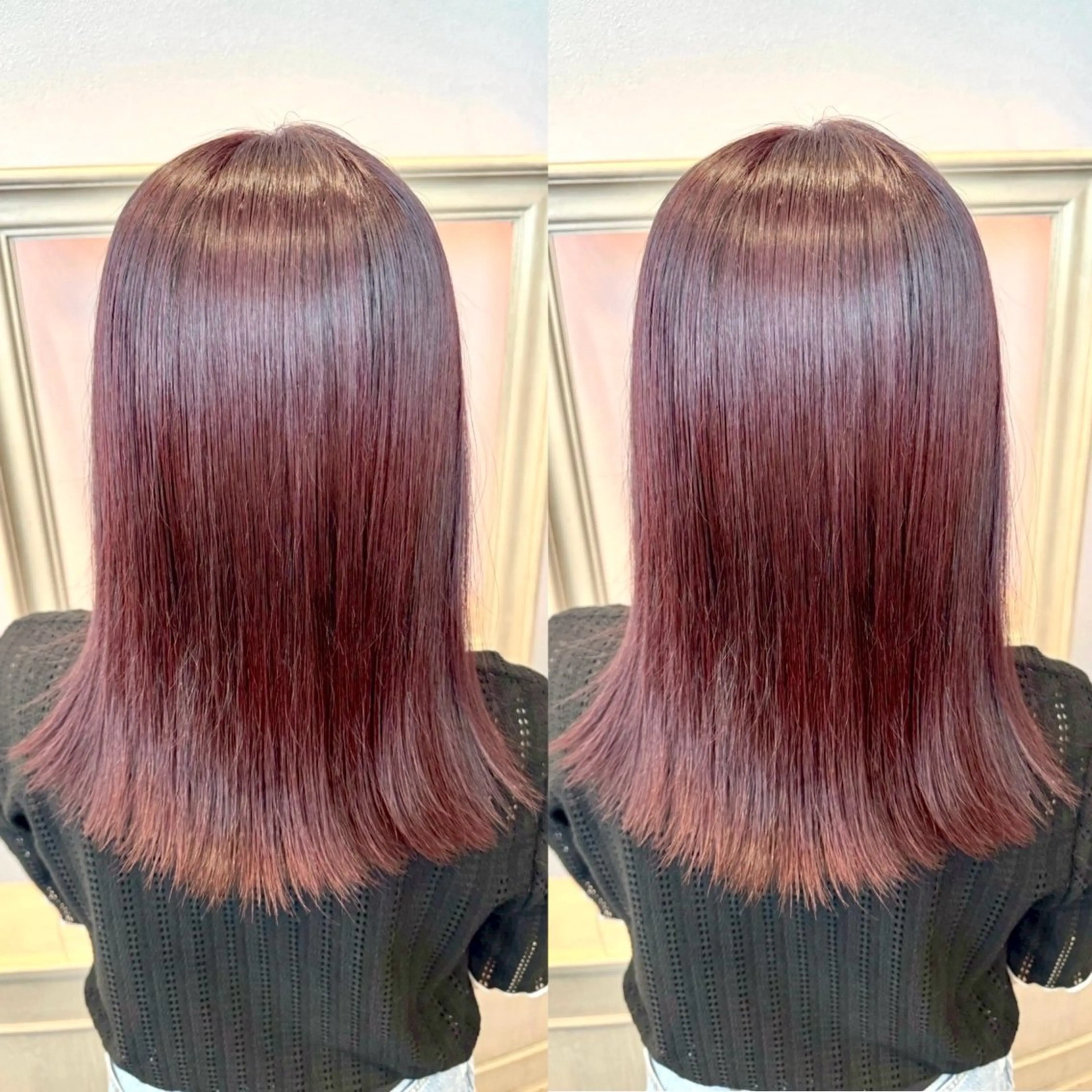 カラー ヘアカラー ヘアメ🎀推しカラー 🥣横浜/しほ🧸のヘアスタイル