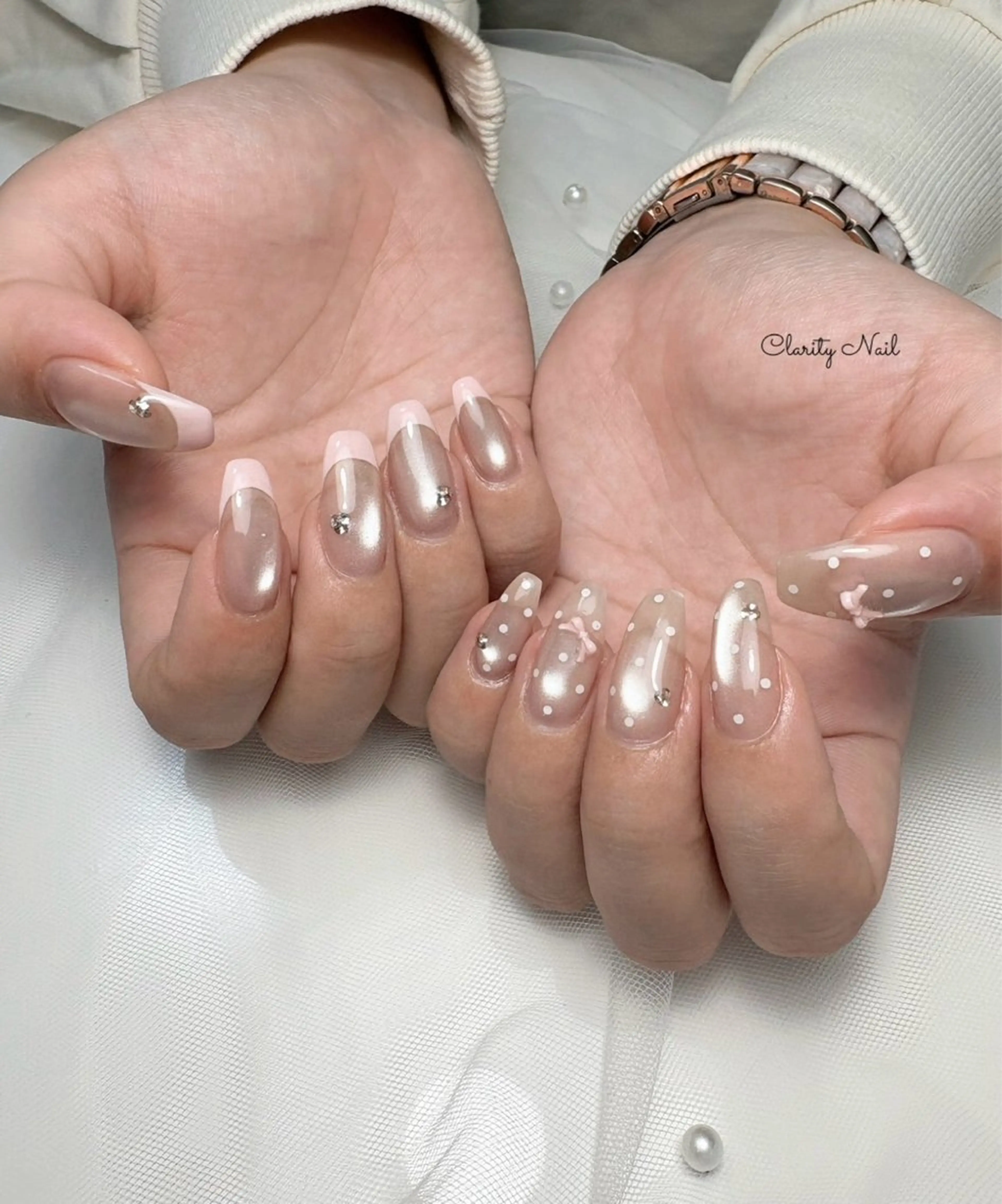 ネイル アートネイル 持ち込み ハンドネイル Clarity Nailのネイルデザイン