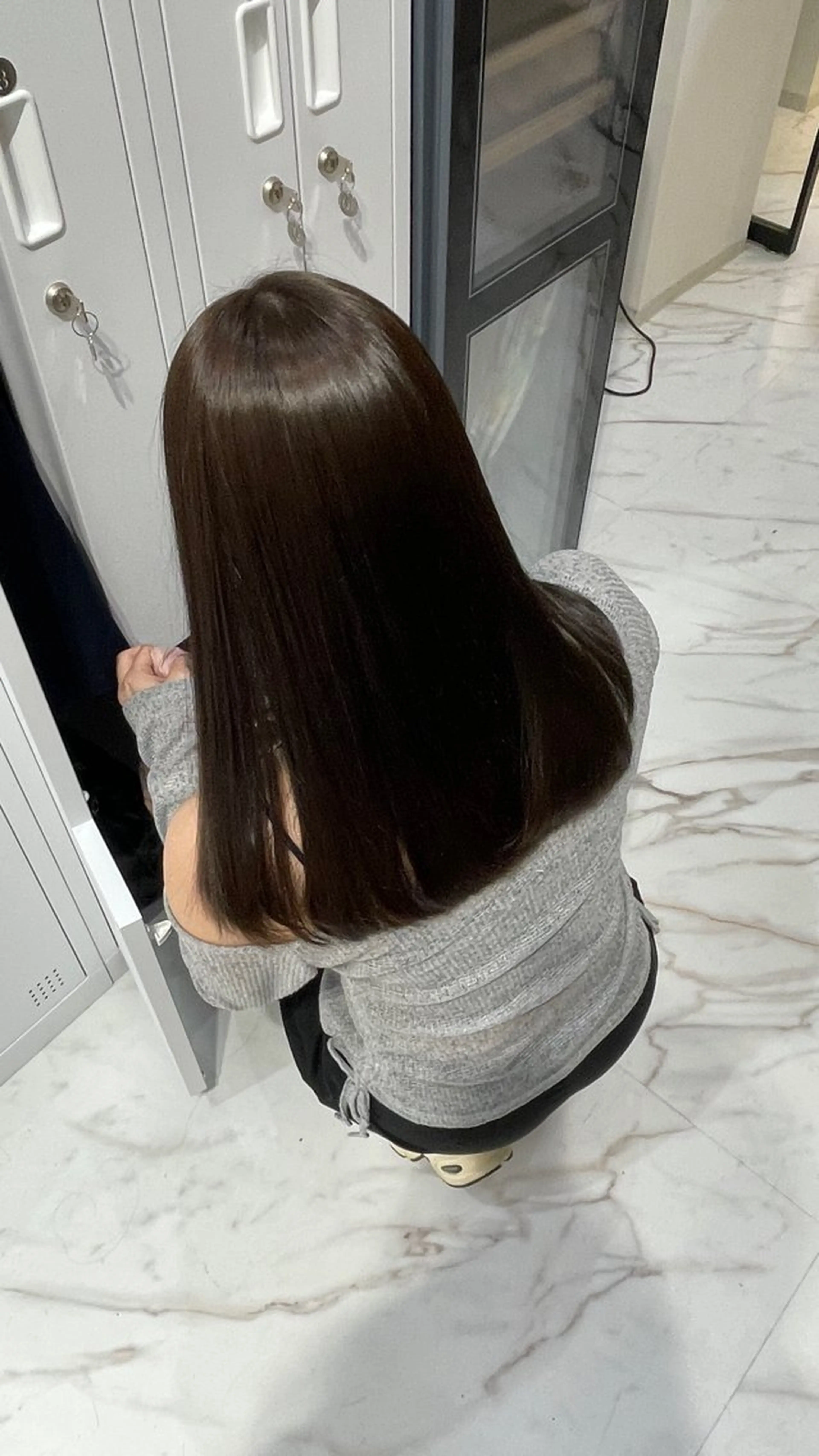 セミロング カラー パーマ ヘアアレンジ かんな/カラーモデル 募集中🪽/表参道のヘアスタイル