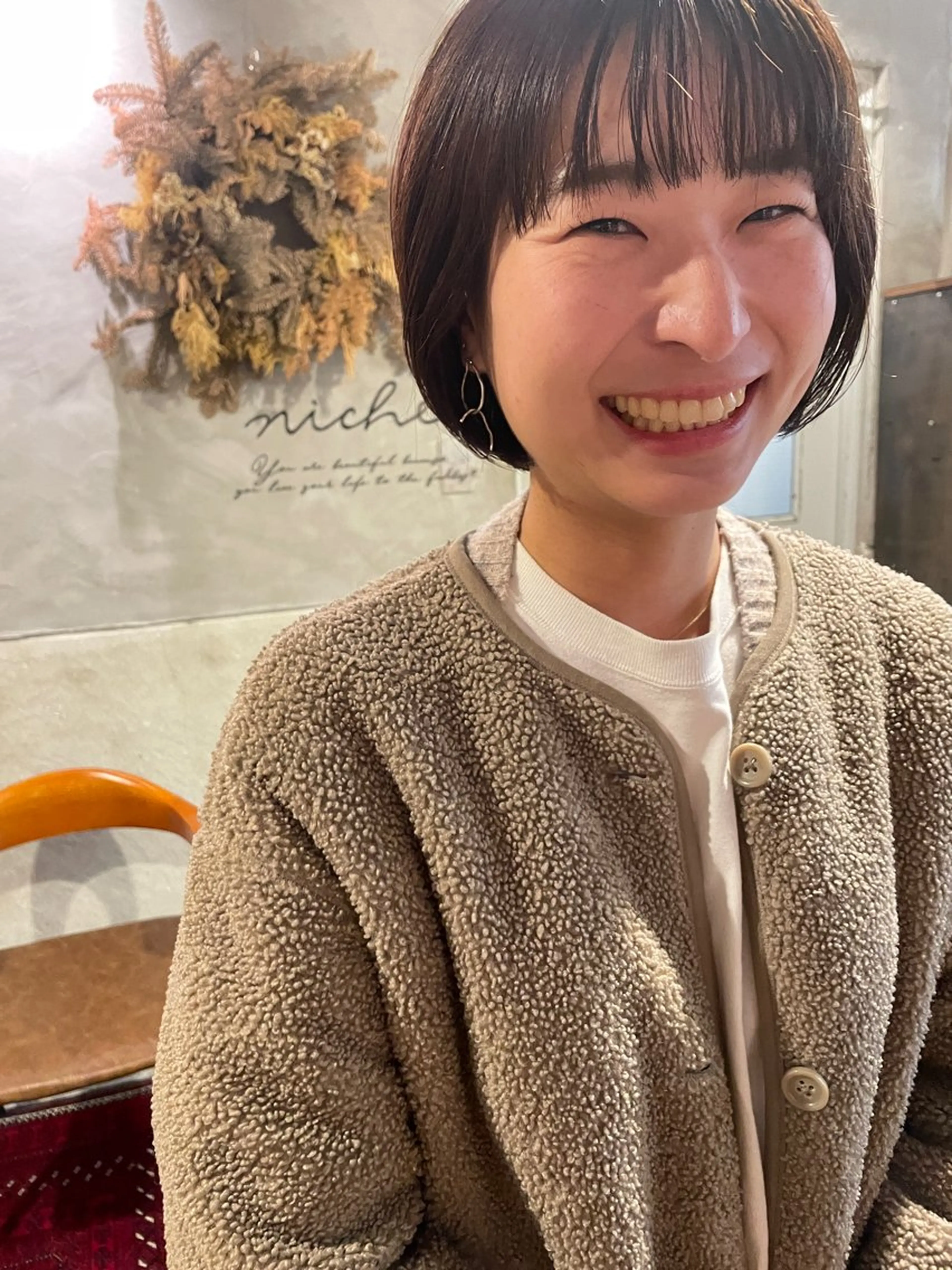 ショート ショートヘア カット ヘアカラー トリートメント さの あやねのヘアスタイル