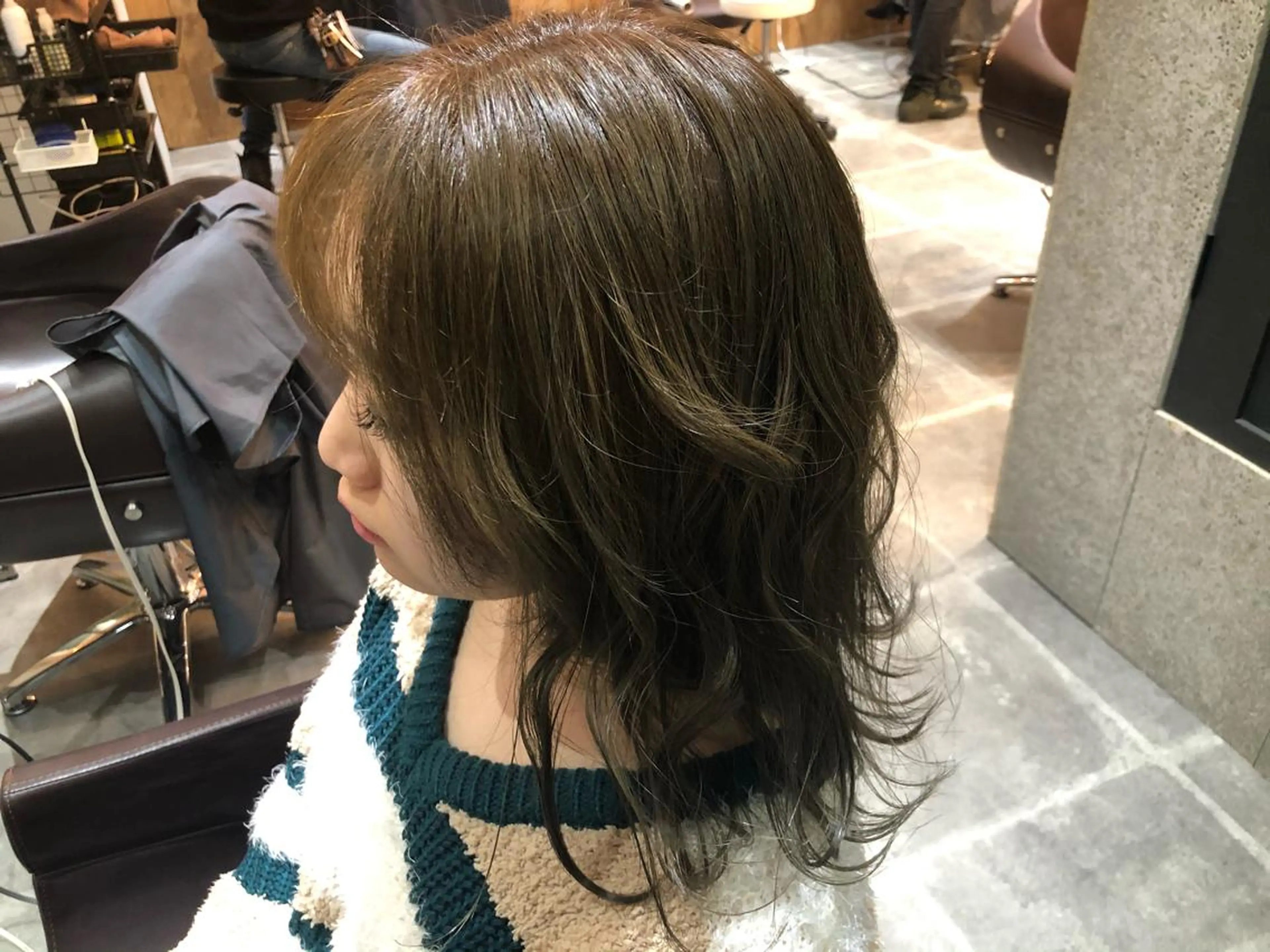 ロング アッシュ メンズパーマ特化型 🔥URITAのヘアスタイル