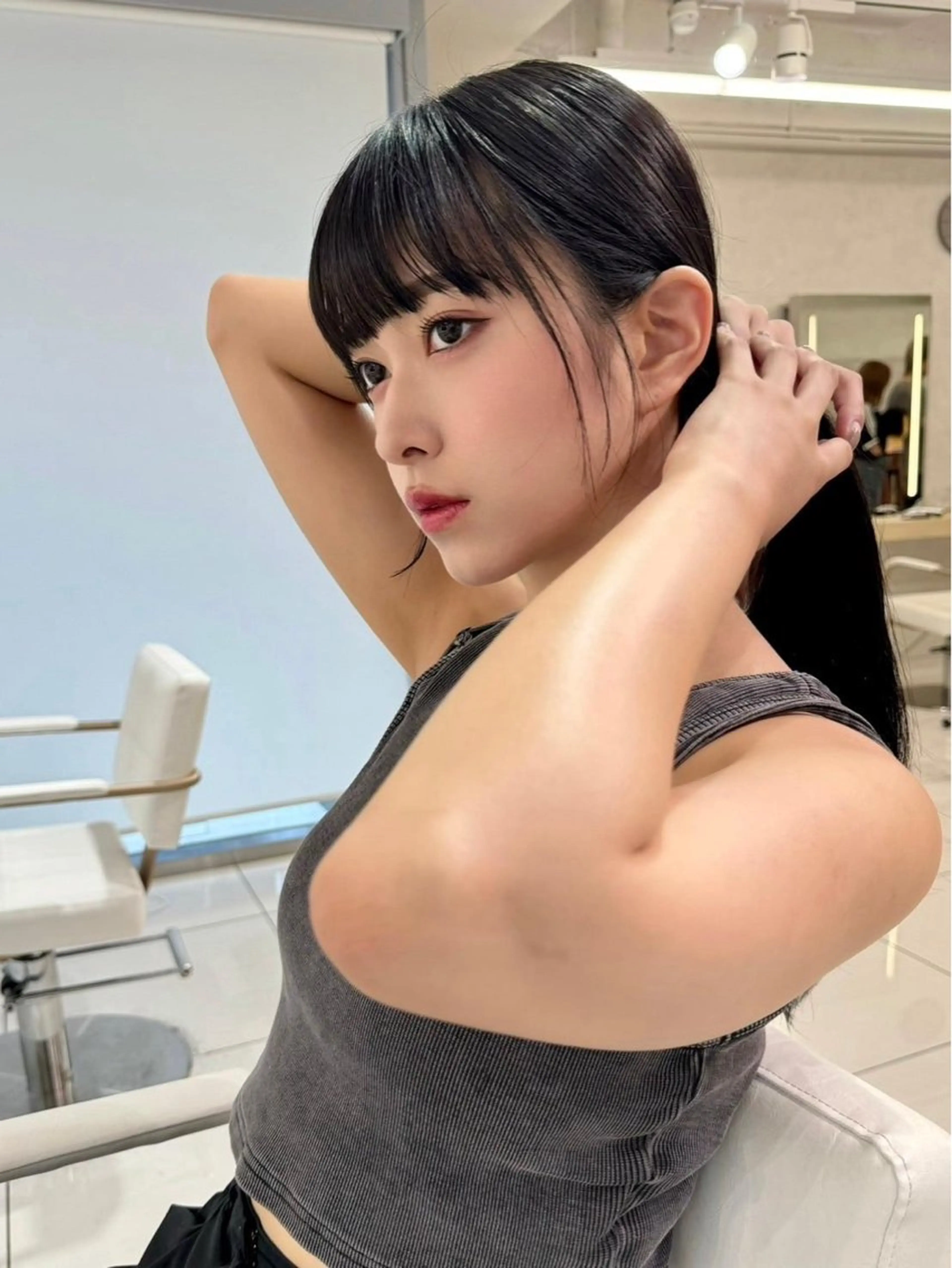 ロング 【韓国ヘア】公式 🇰🇷Ash中野のヘアスタイル