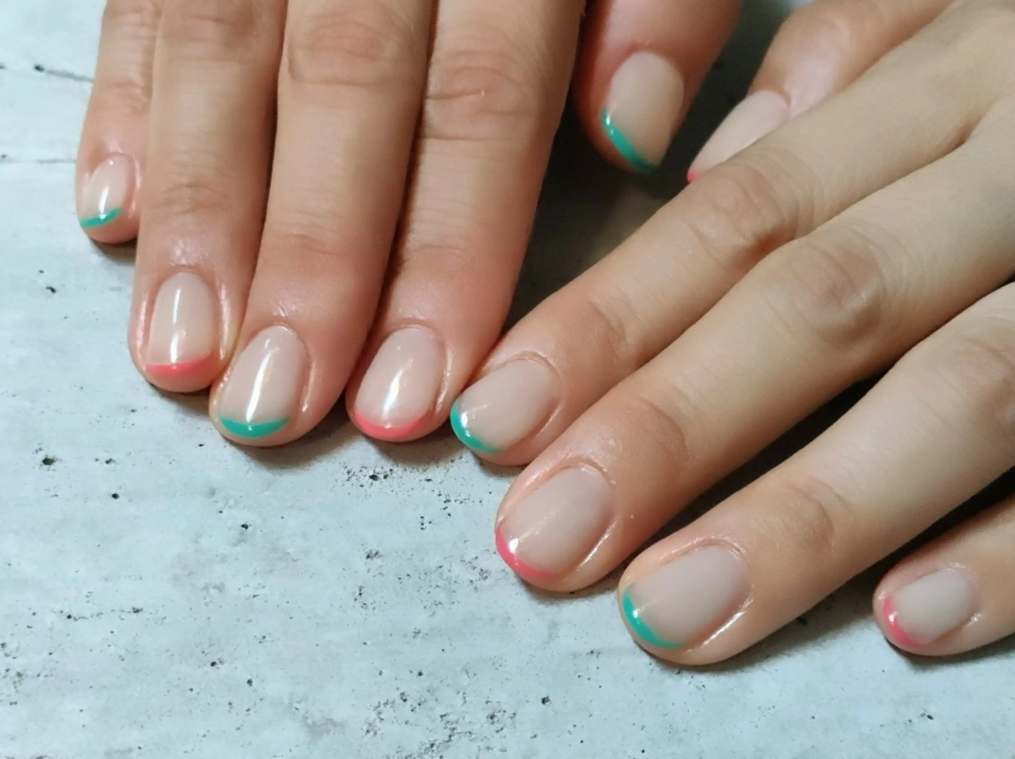 ネイル フレンチネイル oir. nailsalonのネイルデザイン