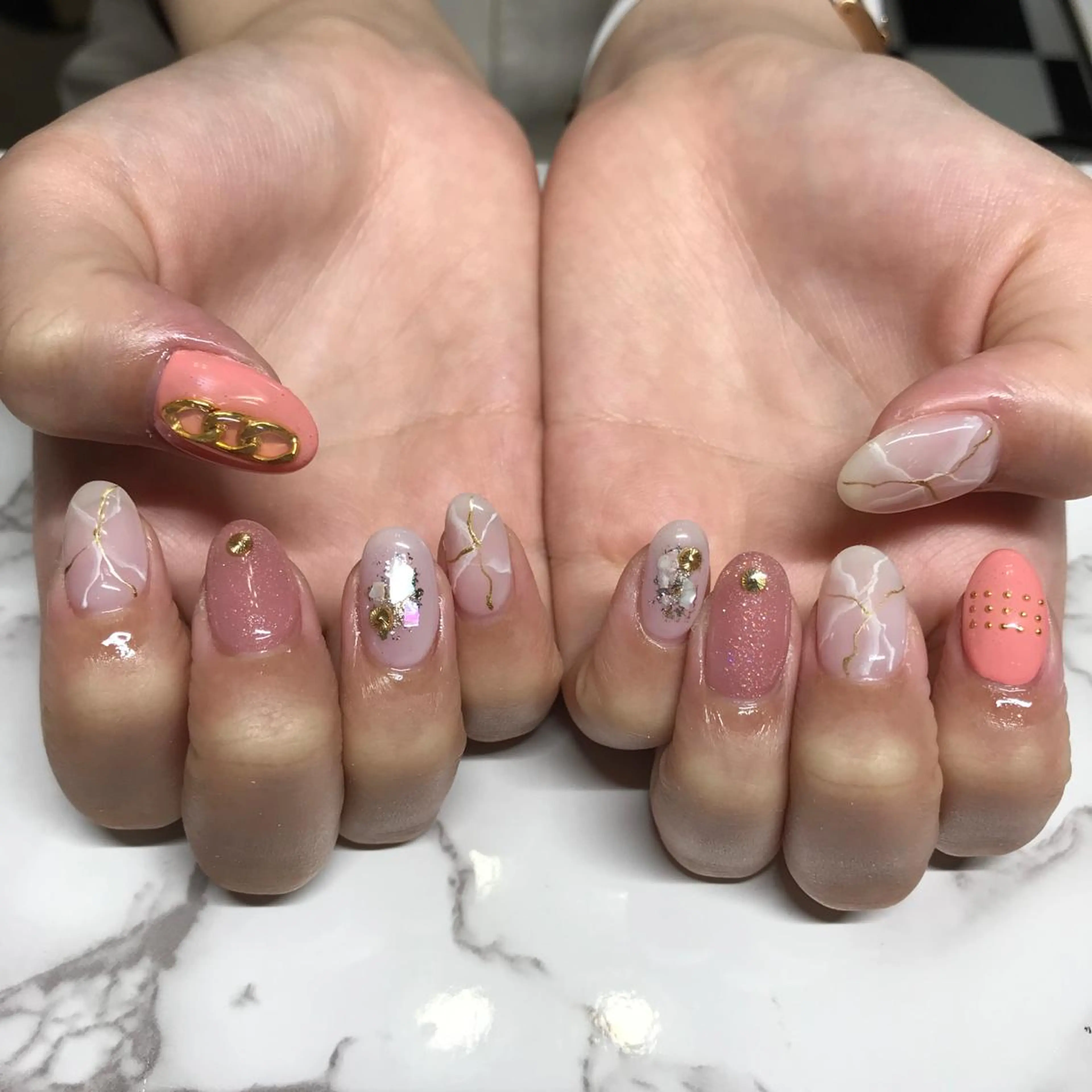 ネイル 持ち込み アスピーネイル asukaのネイルデザイン
