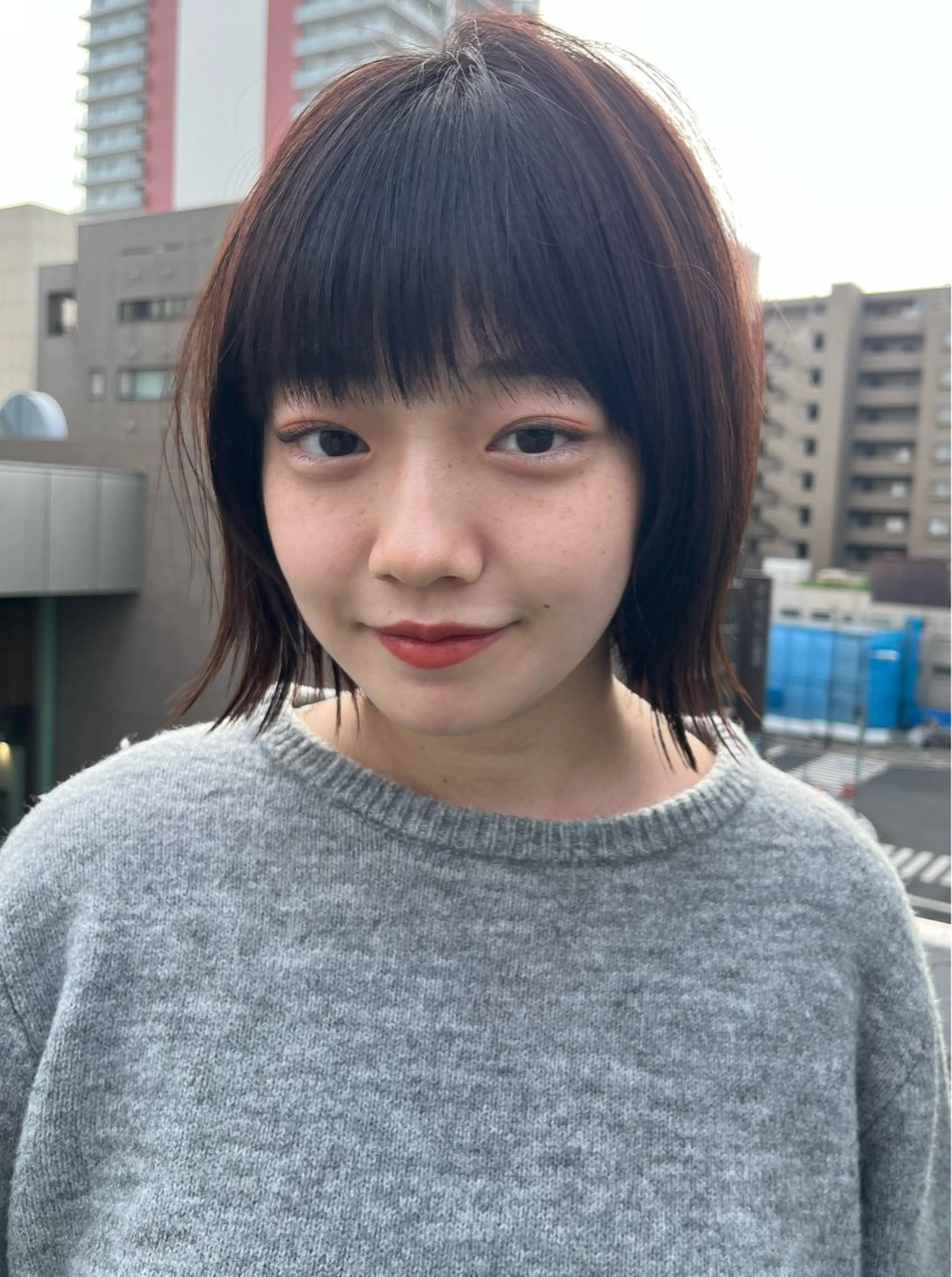 ミディアム カラー 浦和Lond 山本賢人のヘアスタイル