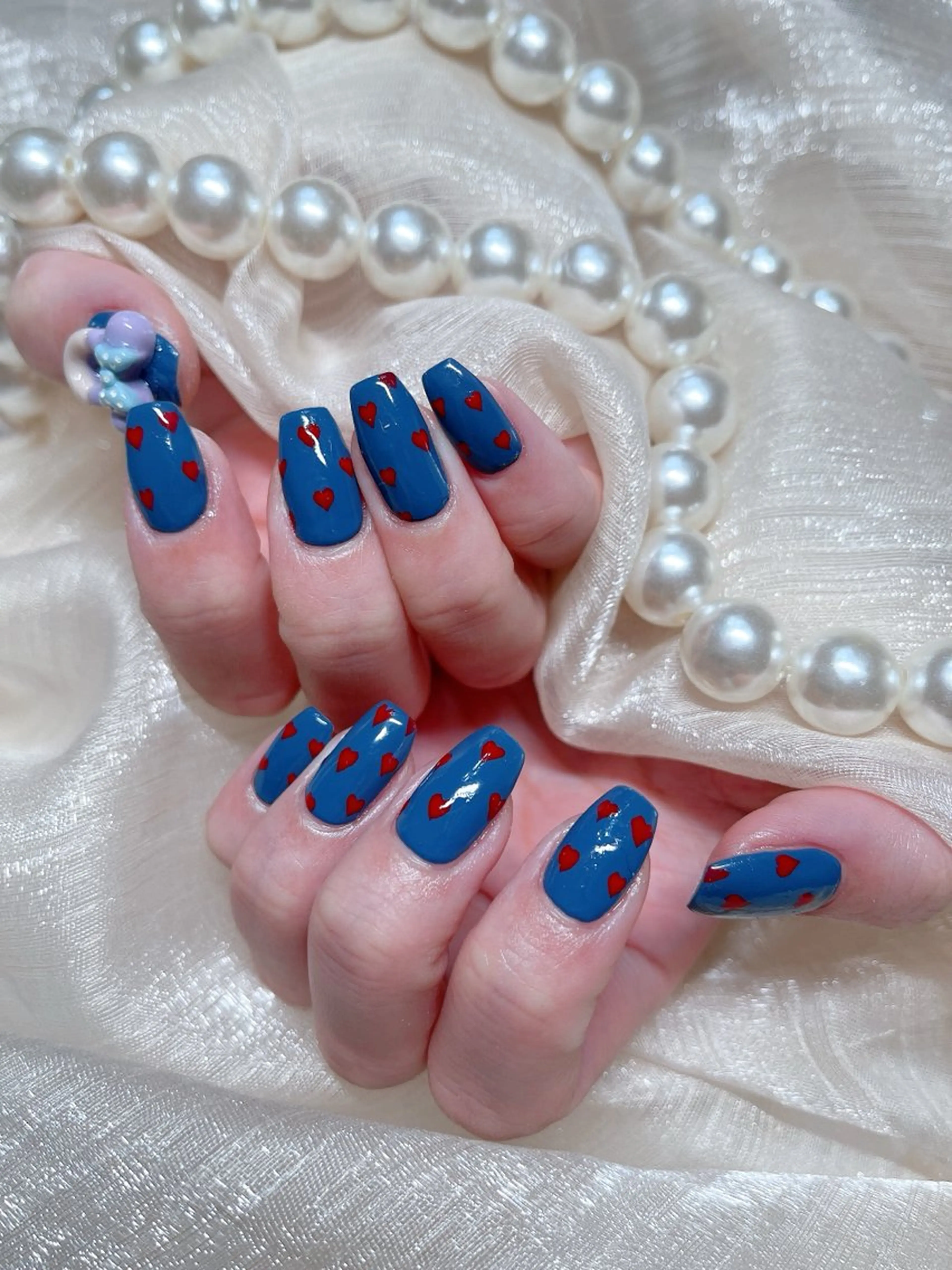 ネイル バレンタイン ハンドネイル Melody メロディのネイルデザイン