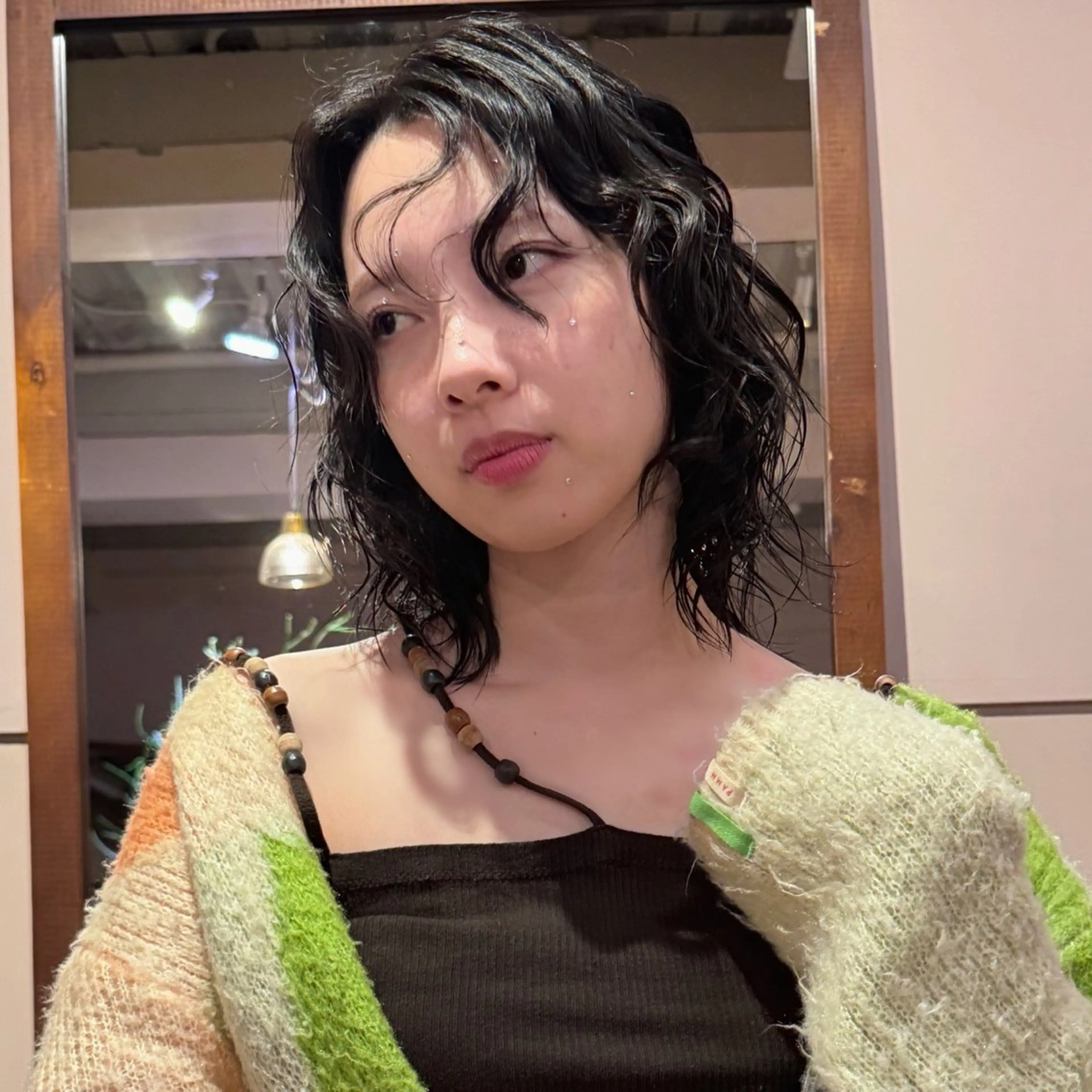 ミディアム カラー パーマ メンズ 繭所属・こはる／ハードパーマ /癖毛風パーマ🧃のヘアスタイル