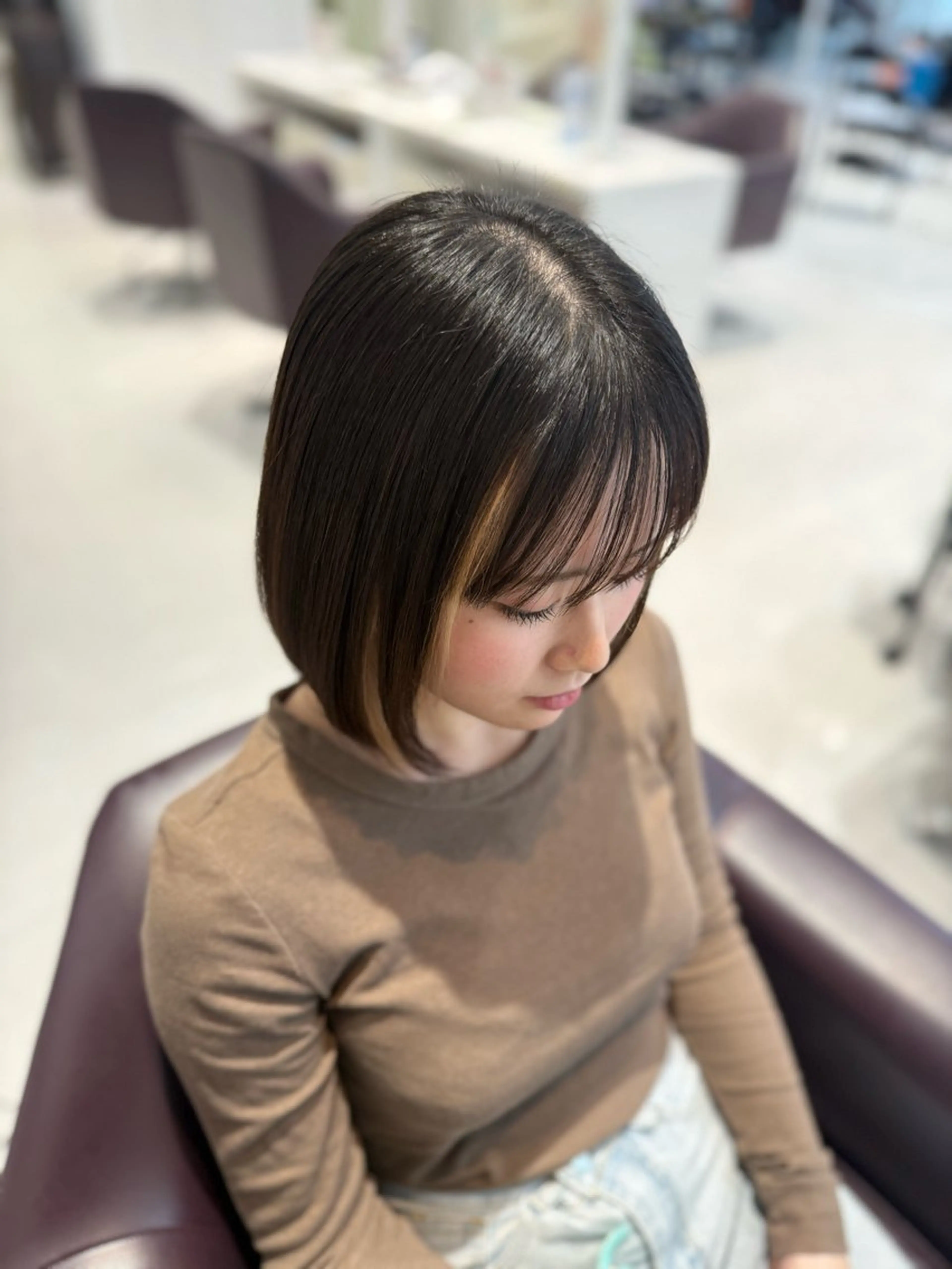 パーマ ストレートパーマ miiro所属・sakura 🌷のヘアスタイル