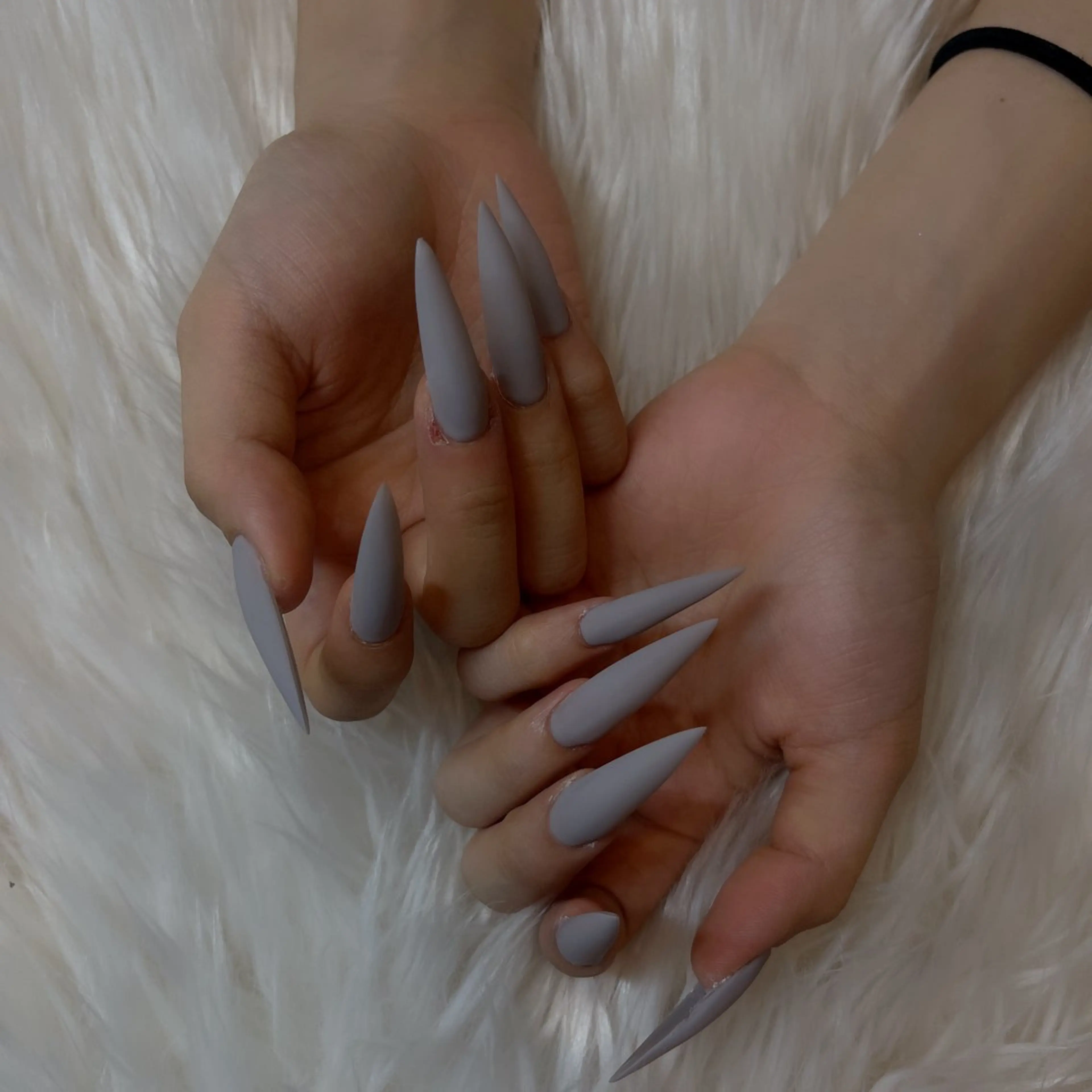 メンズ ネイル 長さ出し マットネイル ワンカラーネイル ハンドネイル Private Atelierのネイルデザイン