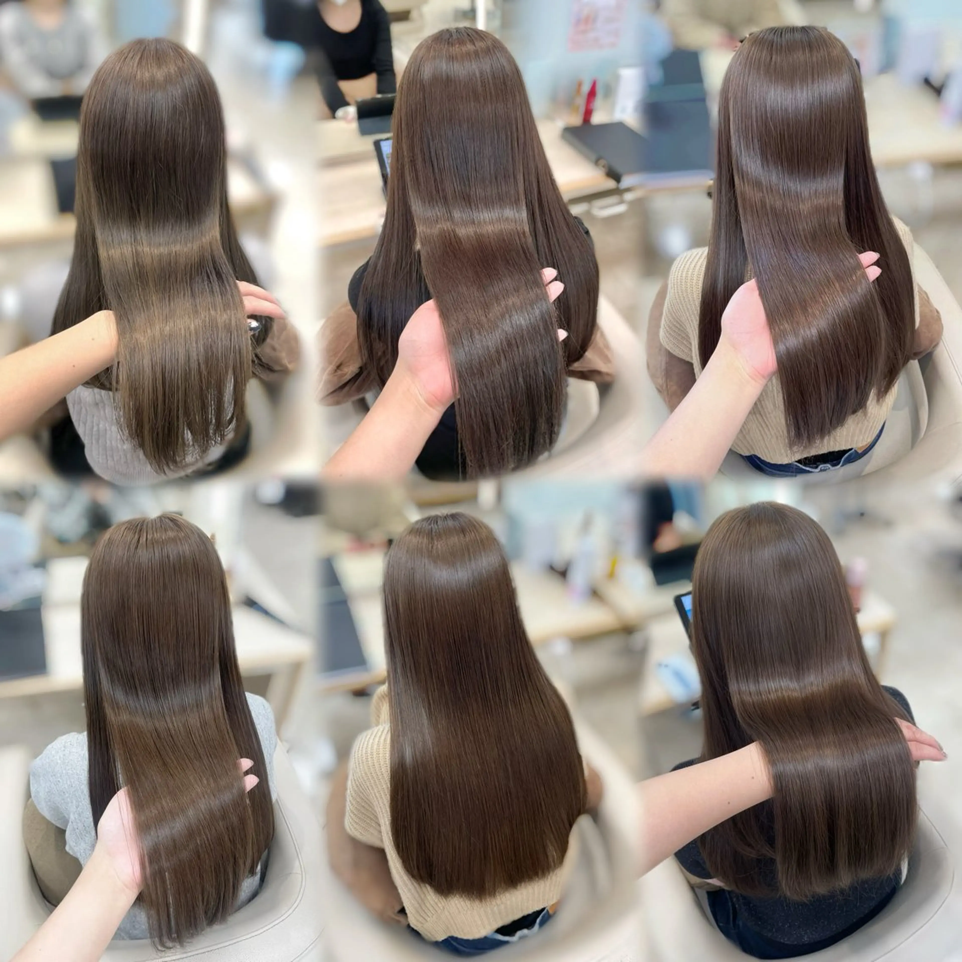 ロング カラー 透明感ベージュ🎀 レイヤー/AOのヘアスタイル