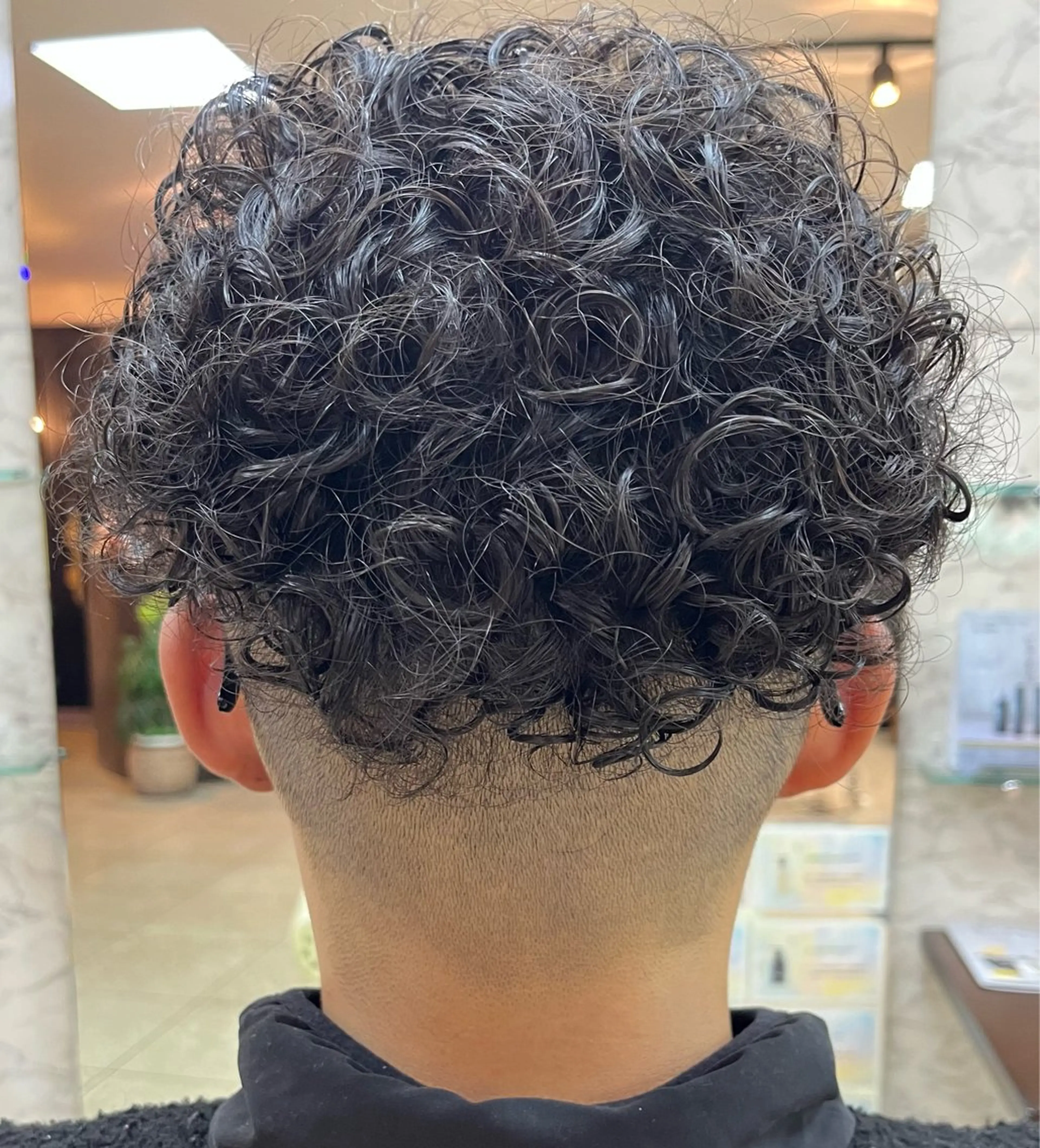 ショート パーマ メンズ パーマ 熊谷 拓海のヘアスタイル