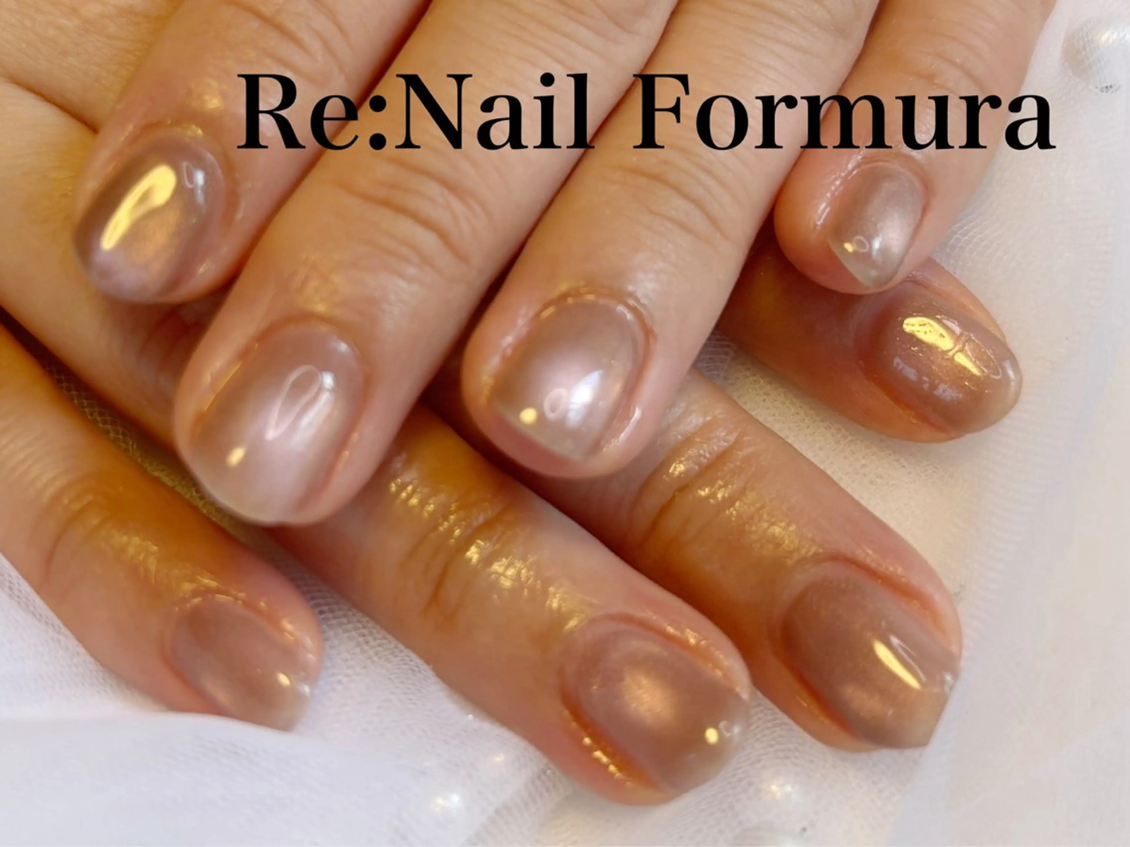 ミディアム ハンドネイル Re:Nail Formula所属・kido chieのネイルデザイン