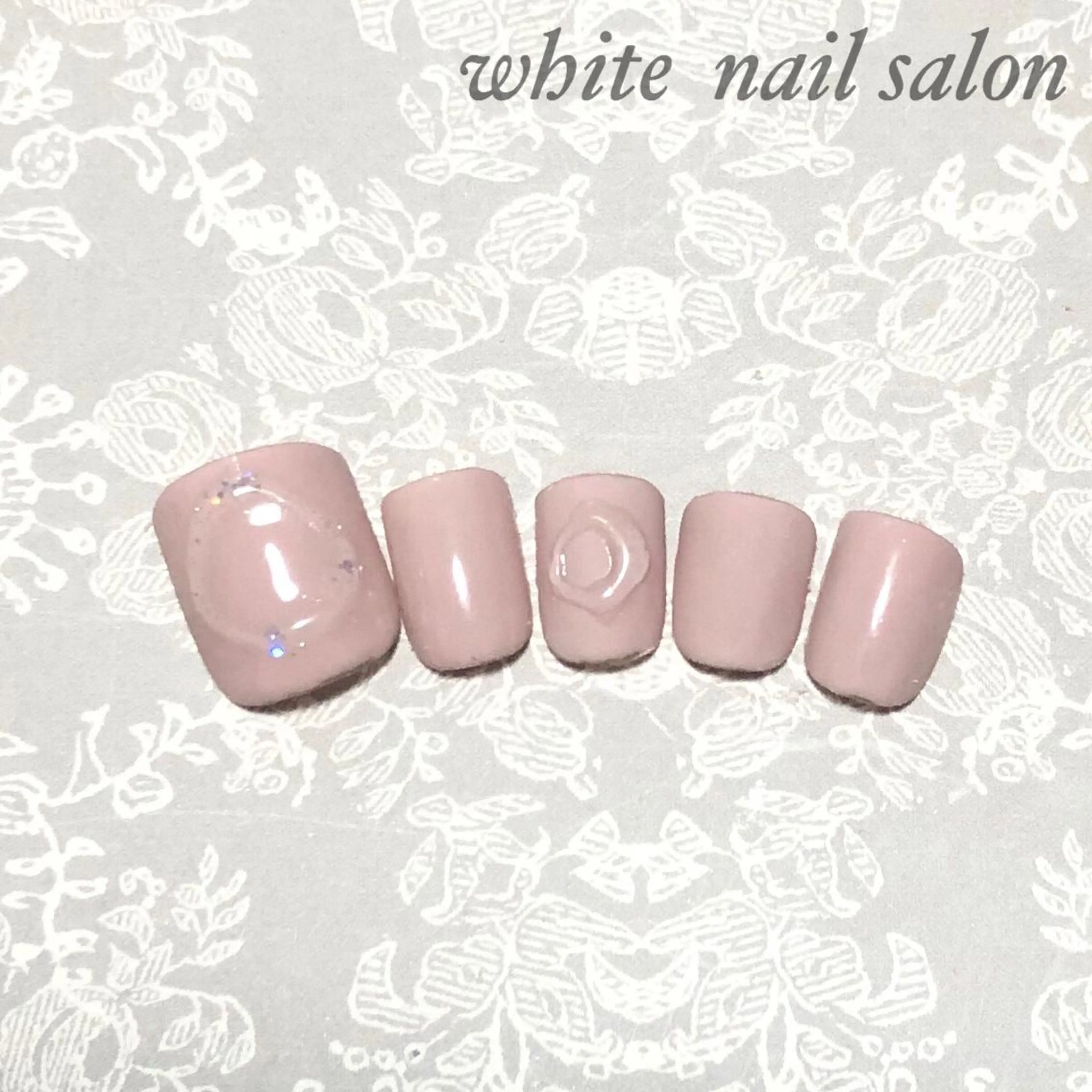 ネイル フットネイル ジェルネイル ハードジェル オフィスネイル スカルプネイル フットネイル white nail salonのネイルデザイン