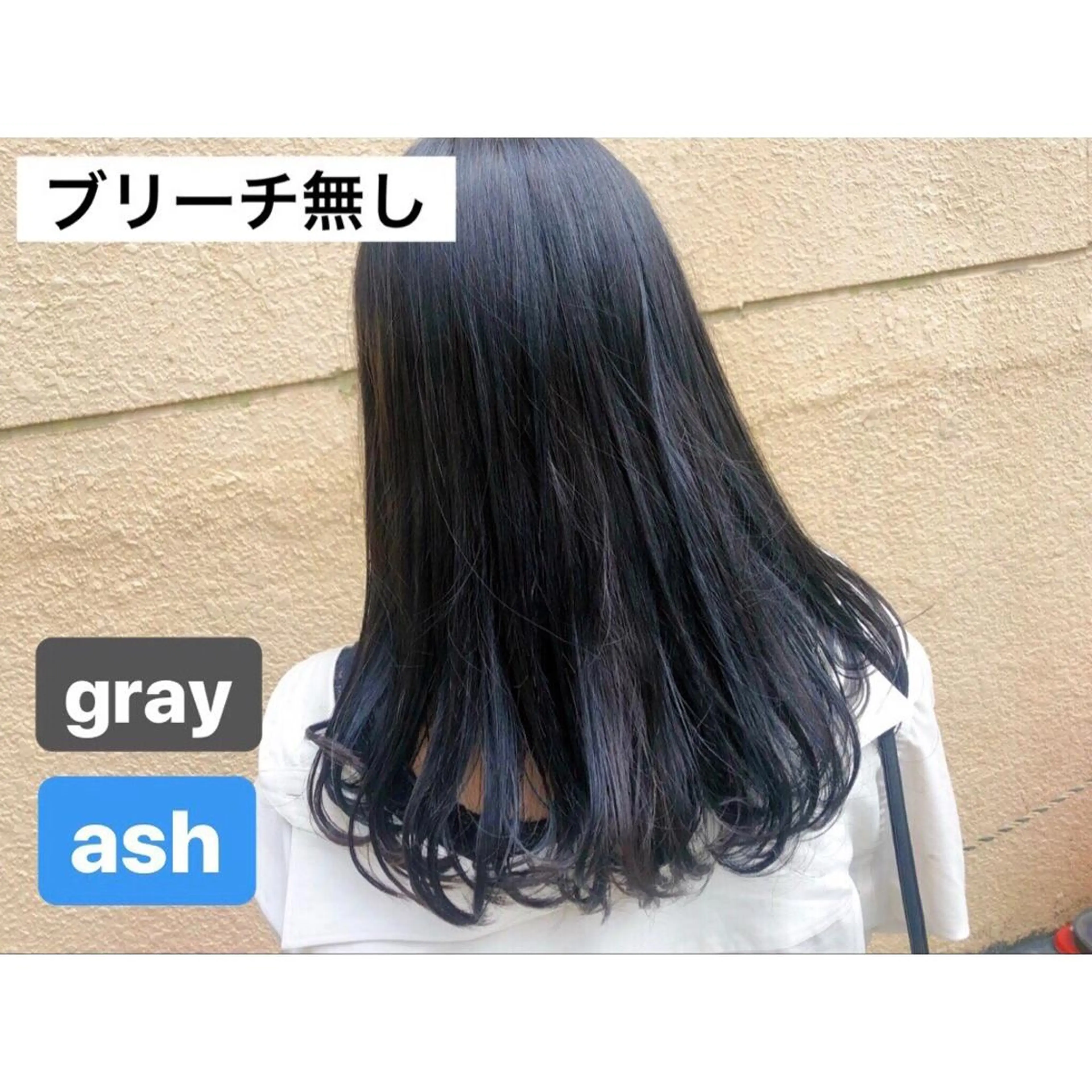 セミロング カラー パーマ ヘアアレンジ ブリーチ 透明感カラー グレージュ ブリーチなしカラー ♡透け感カラー 大賀哲平♡のヘアスタイル