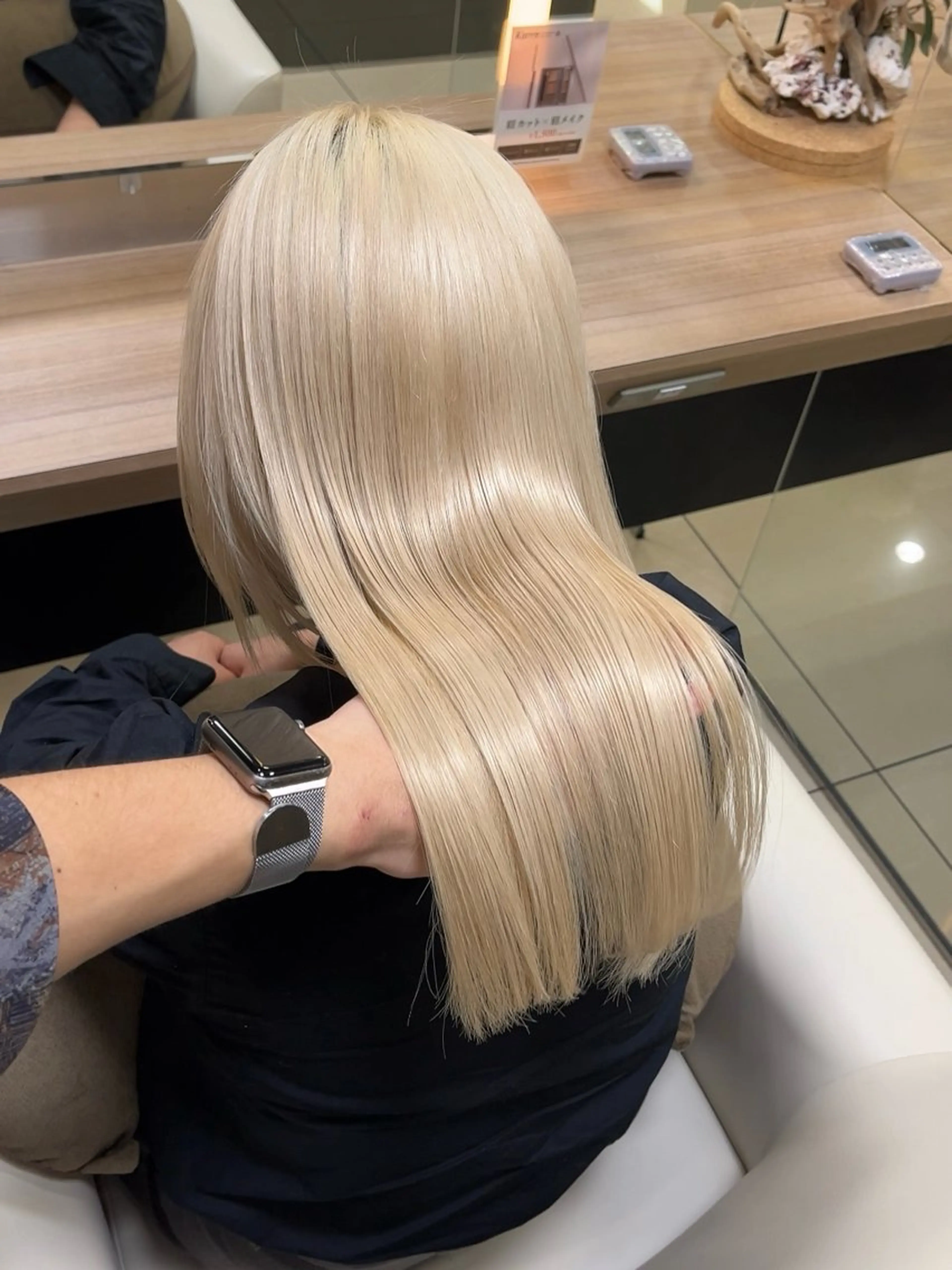 ロング 髪質改善 トリートメント 髪質改善・縮毛・ 艶髪カラー　Maruのヘアスタイル