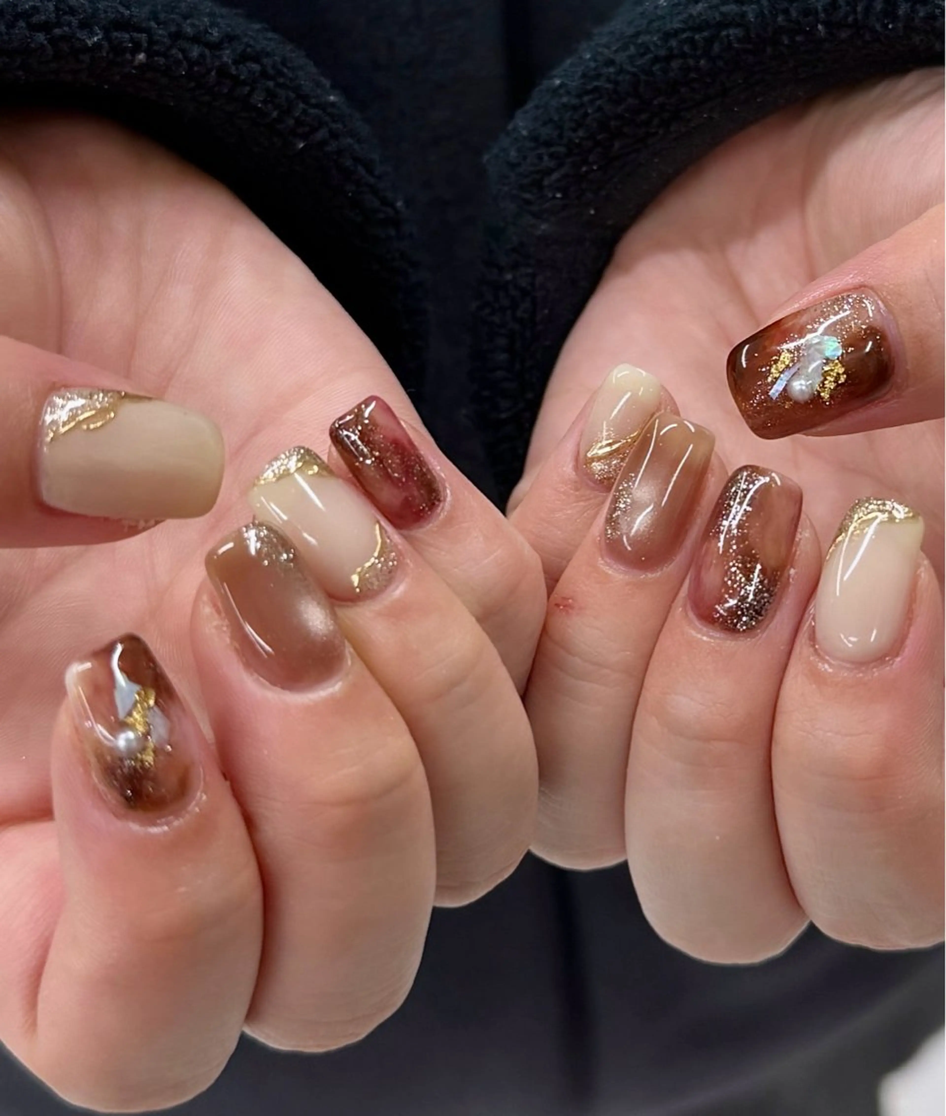 ネイル アートネイル ニュアンスネイル Ihoji Hotaruのネイルデザイン