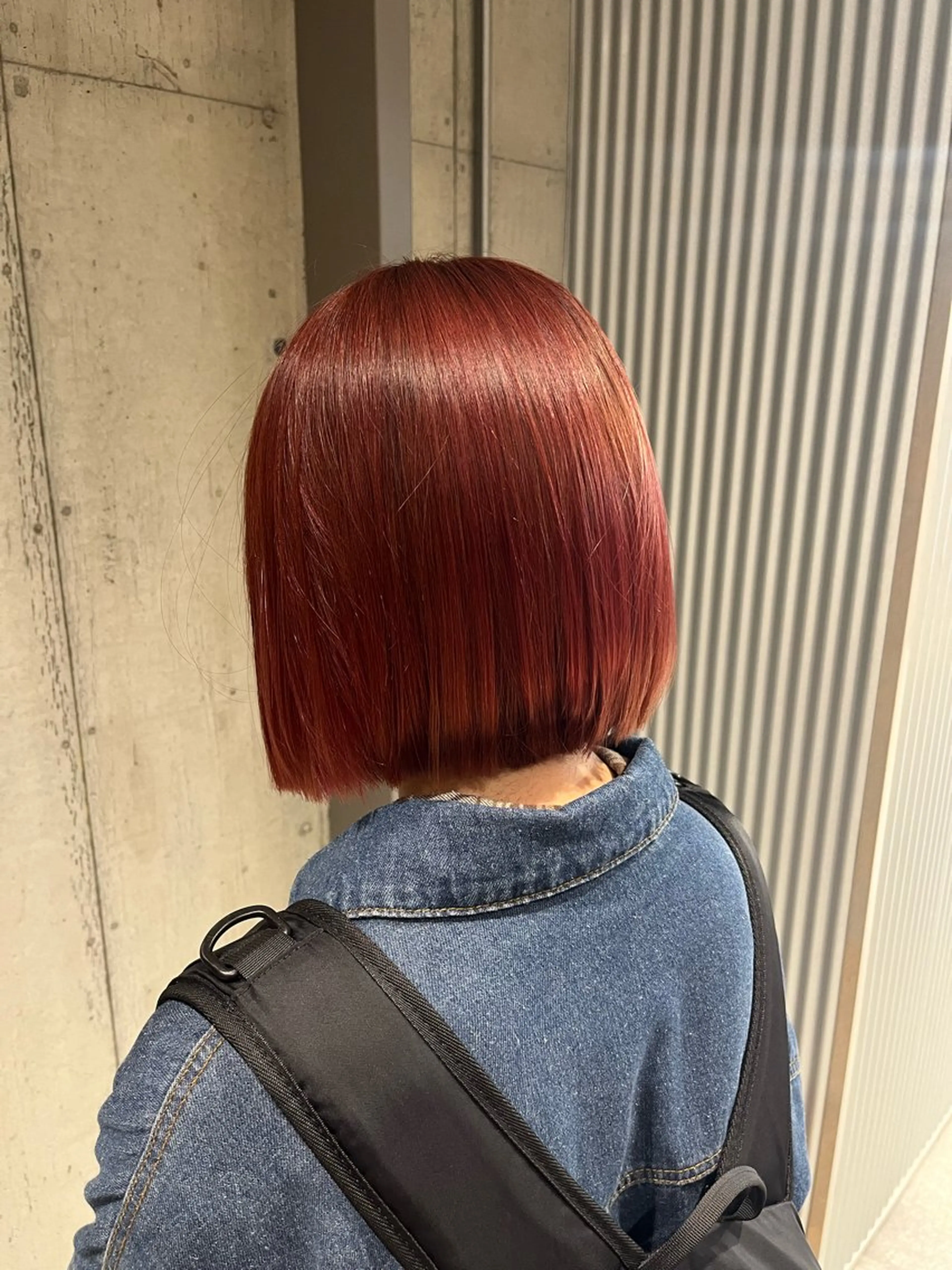 ミディアム カラー ヘアアレンジ カット ヘアカラー トリートメント ボブ×艶カラー 特化・リクト💥のヘアスタイル