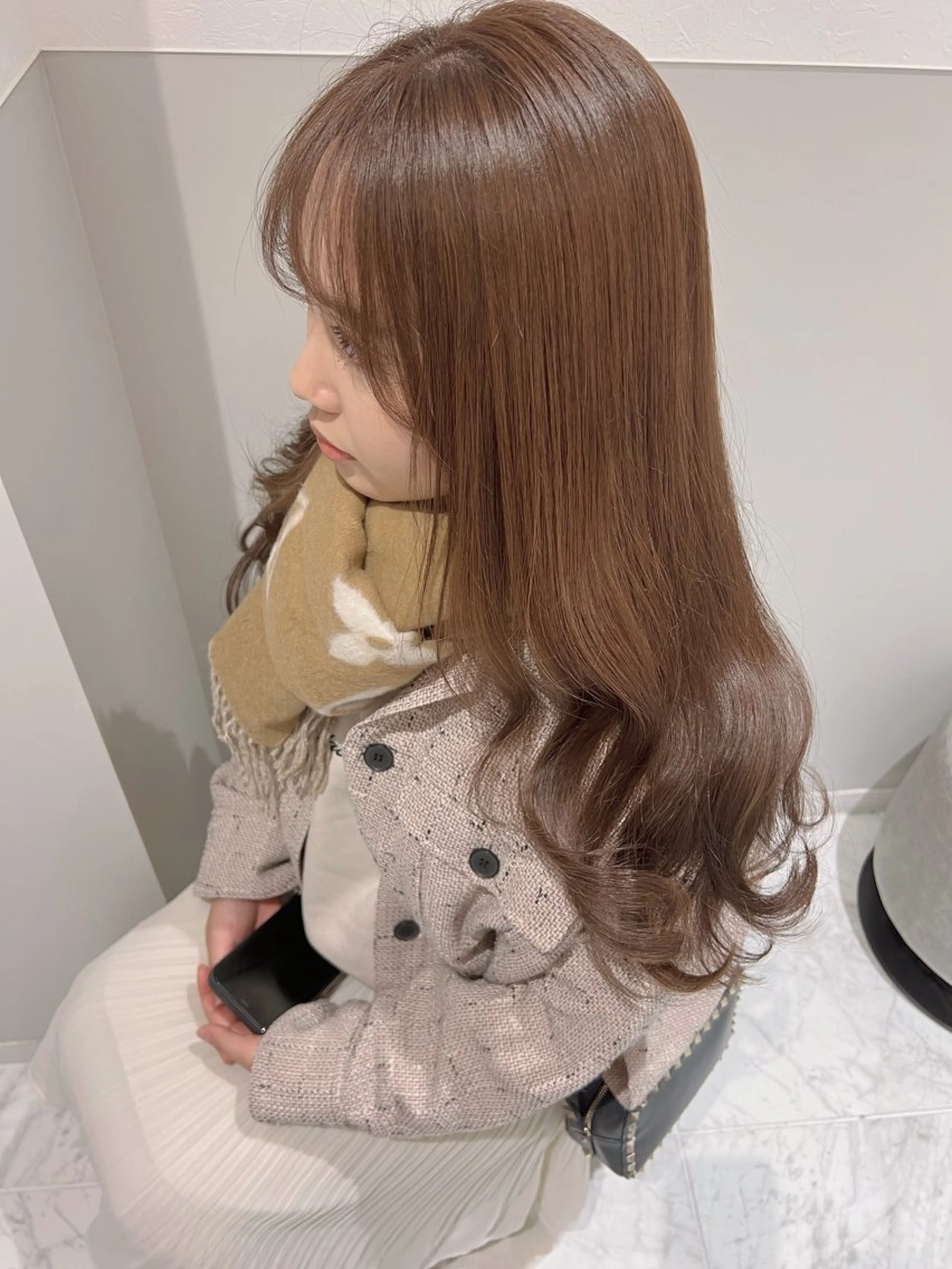 ロング 韓国モテhair🍑 momoのヘアスタイル