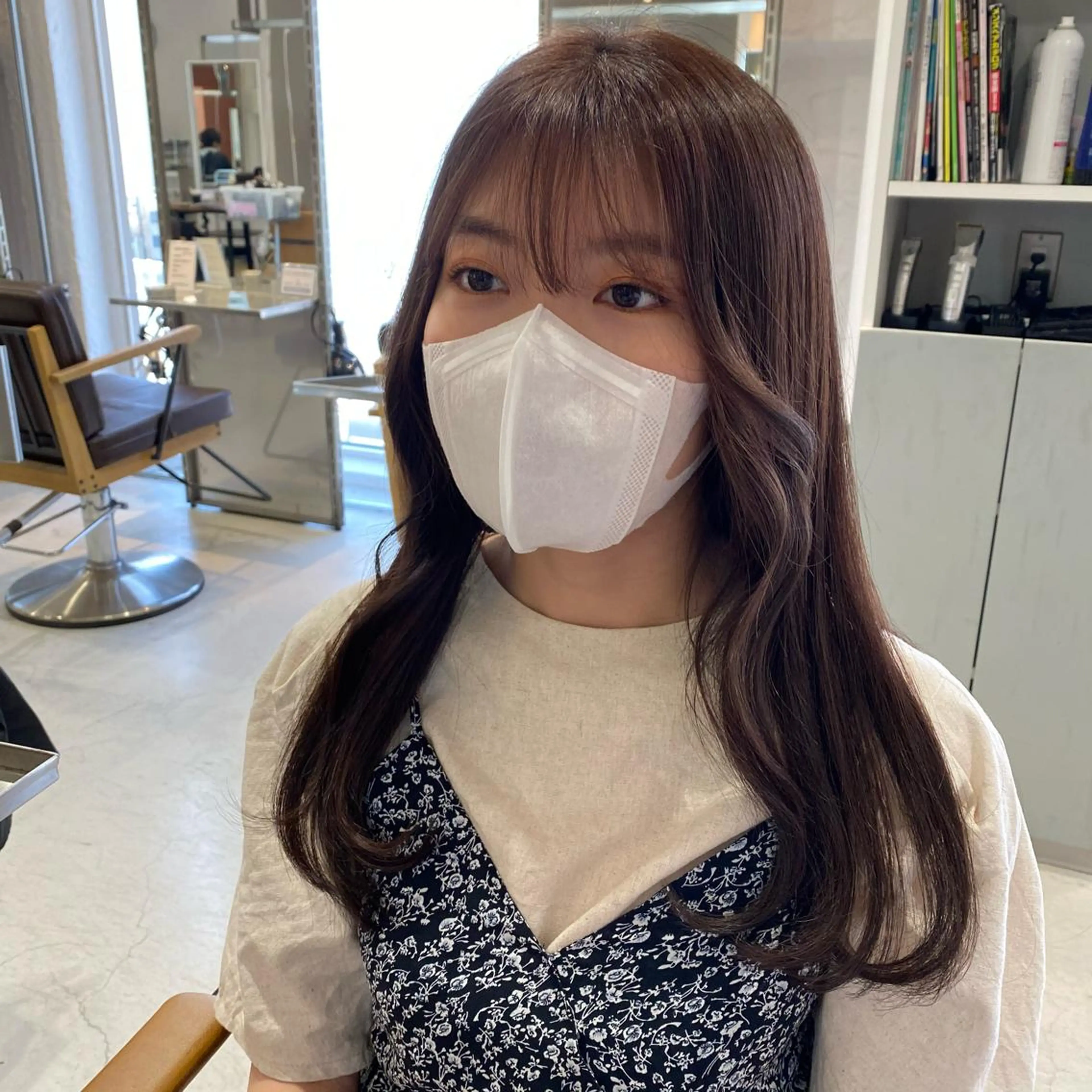 ロング カラー ヘアカラー トリートメント MOE🐈‍⬛🎀 エクステ/ワンホンのヘアスタイル