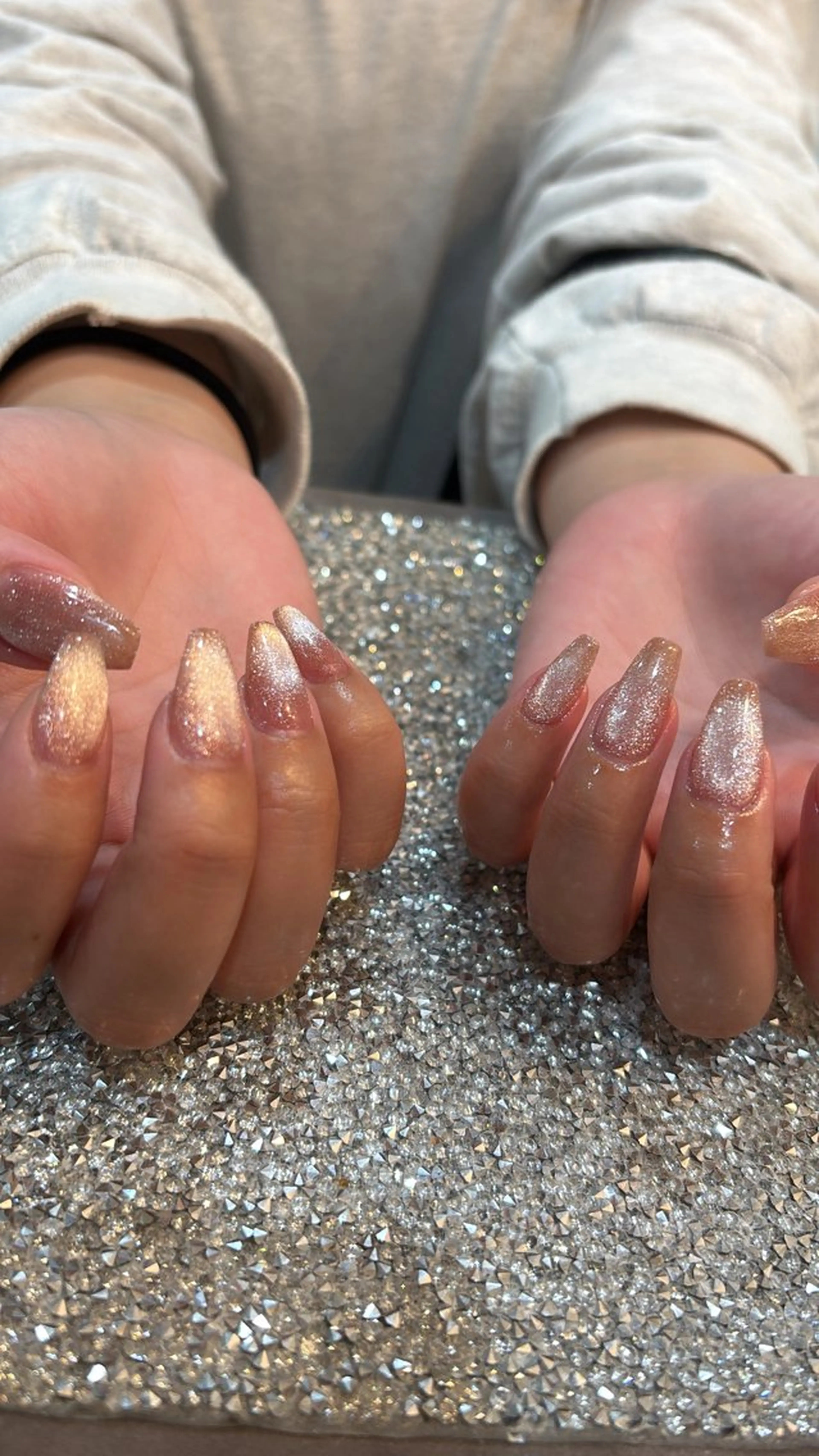 ネイル マグネットネイル 鶴橋wooone nail.rieのネイルデザイン
