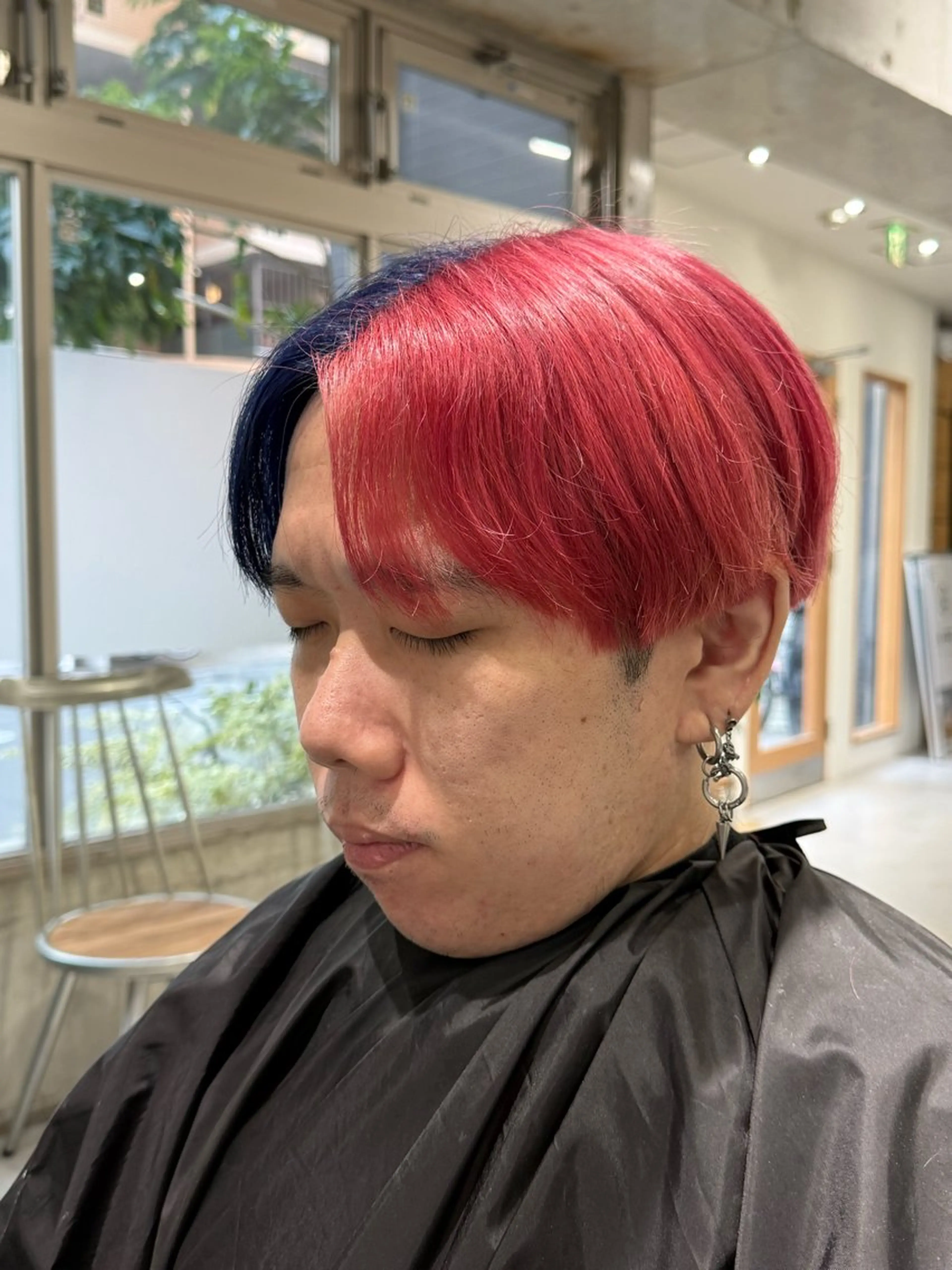 メンズ カット ヘアカラー 布施メンズ特化美容師 秋山　涼のヘアスタイル