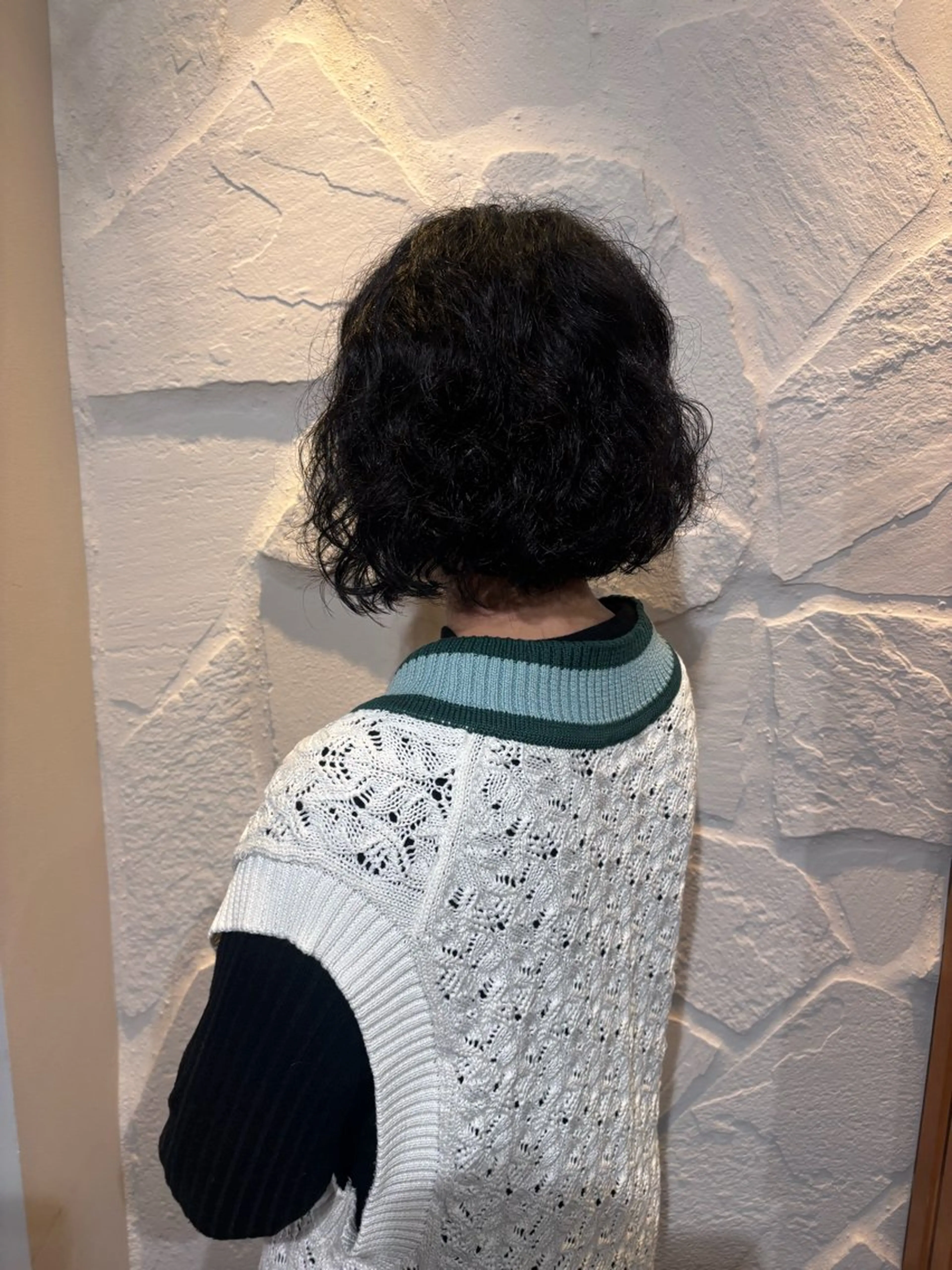 ショート パーマ カット パーマ トリートメント ヘッドスパ オーガニックカラー/ 表参道/ルカのヘアスタイル