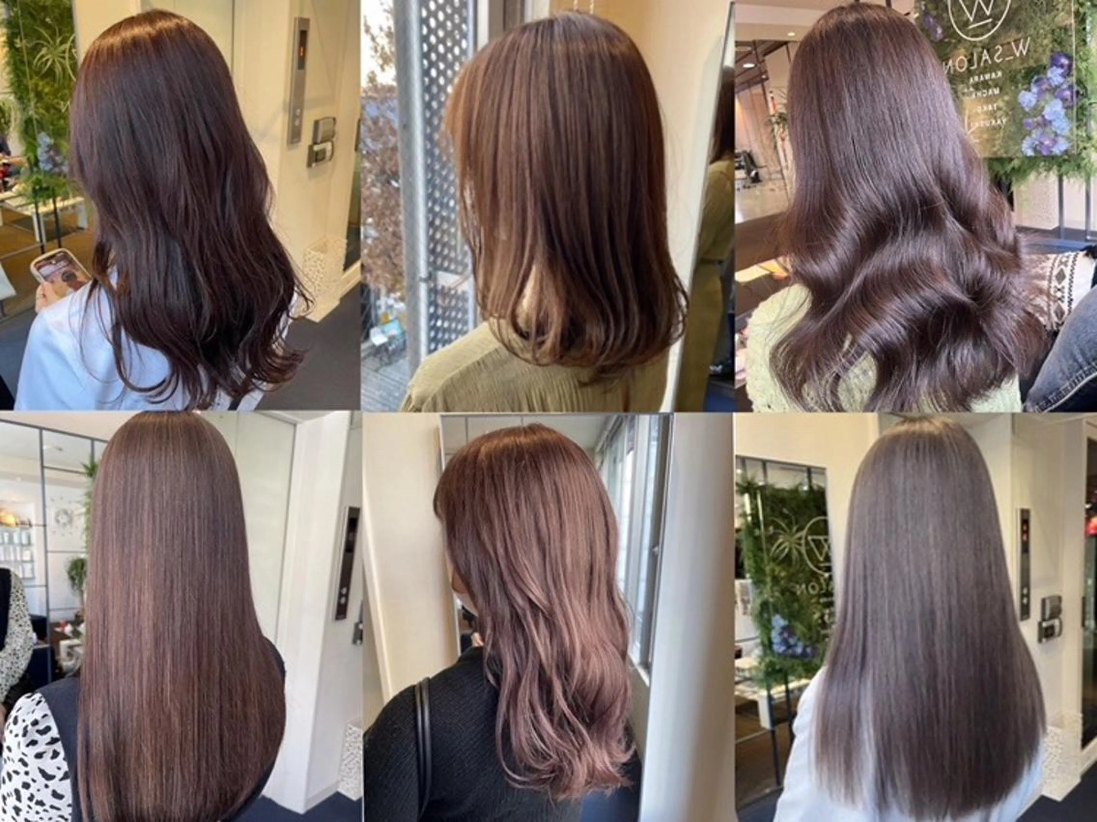 セミロング W_SALON ［四条河原町］のヘアスタイル