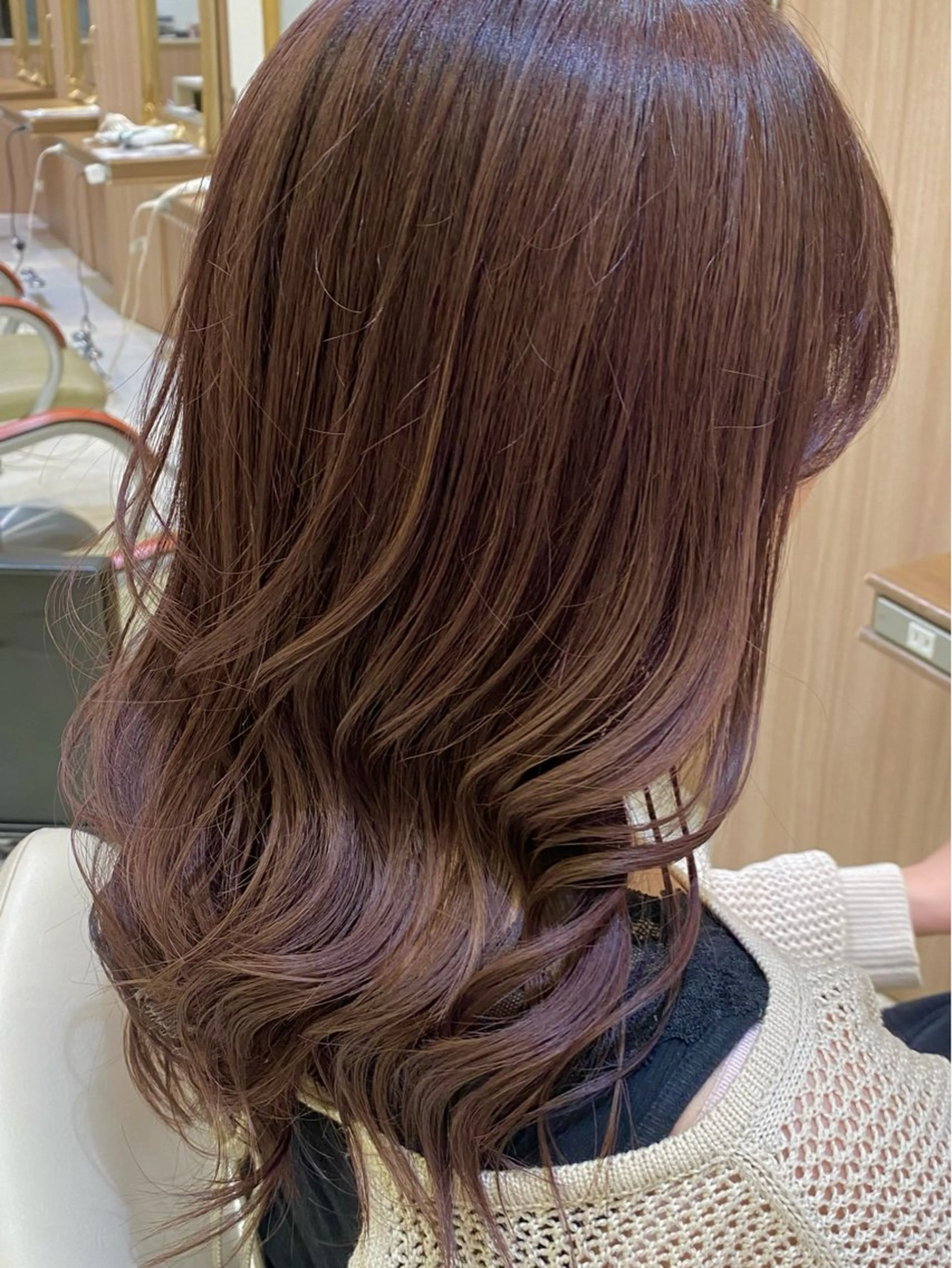 ロング カラー 古川 琴美のヘアスタイル