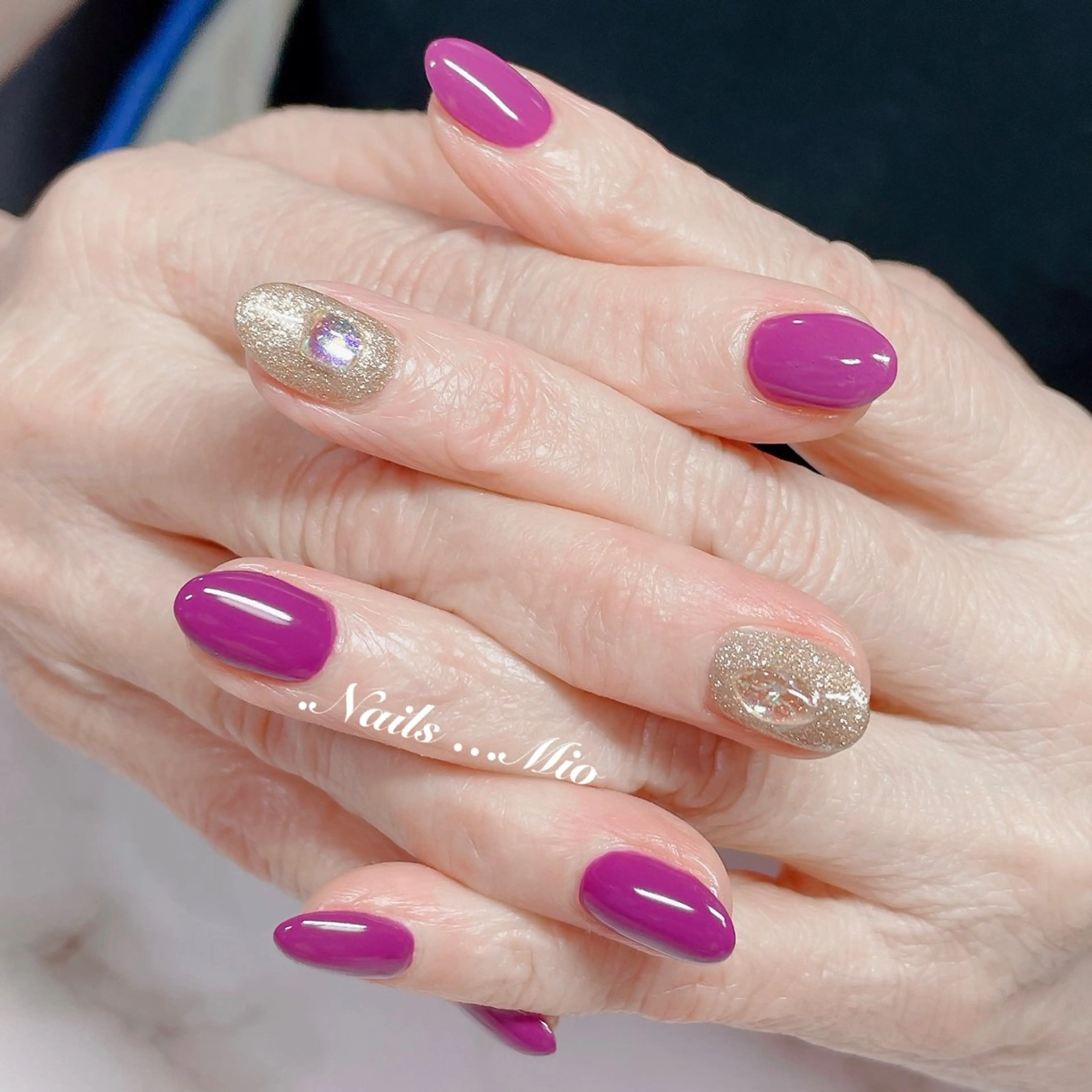 ネイル アートネイル ジェルネイル ワンカラーネイル .Nails Mio 赤羽西ネイルサロンのネイルデザイン