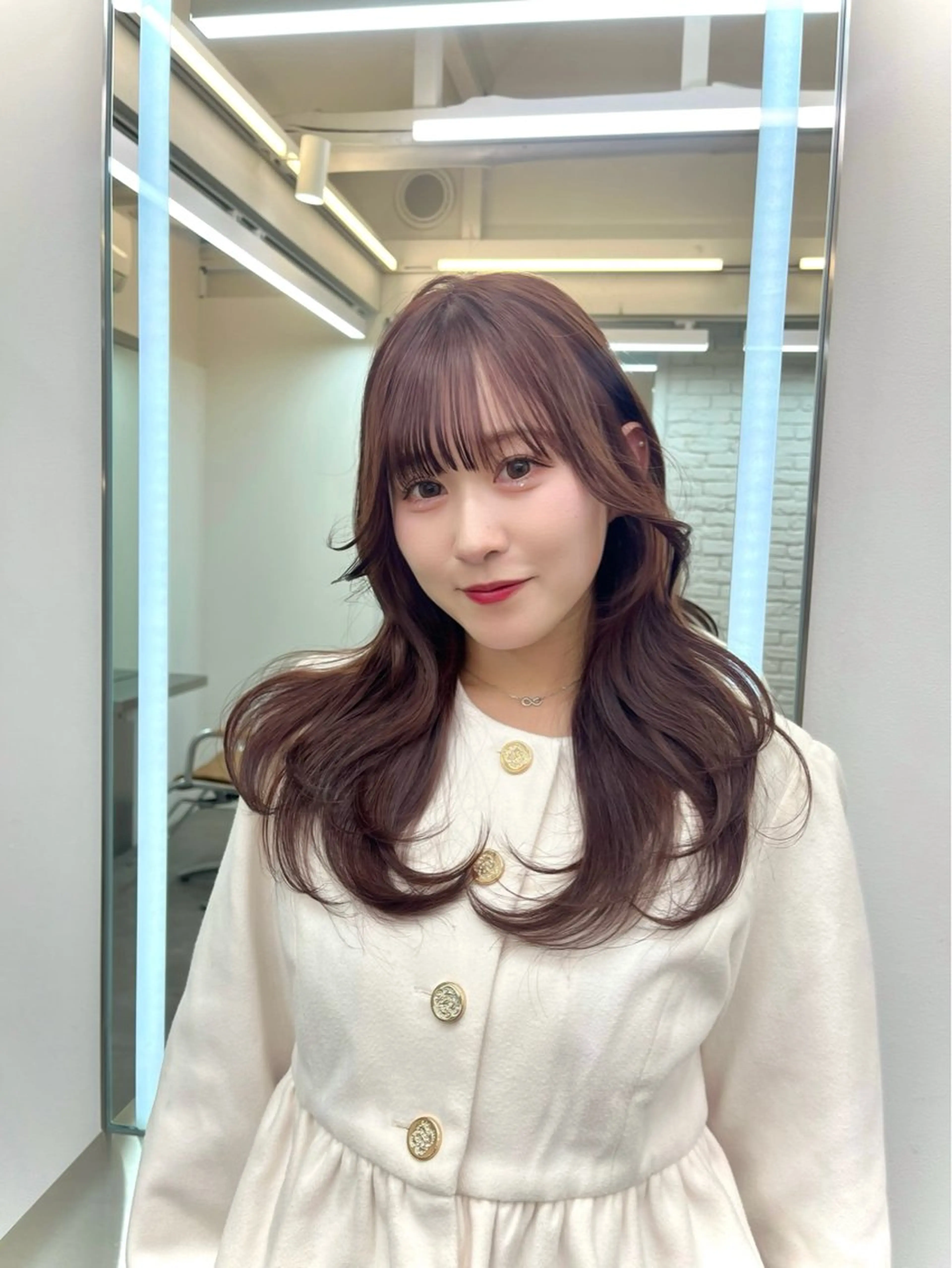 ロング カラー ヘアアレンジ ヘアカラー 柏木 理那のヘアスタイル