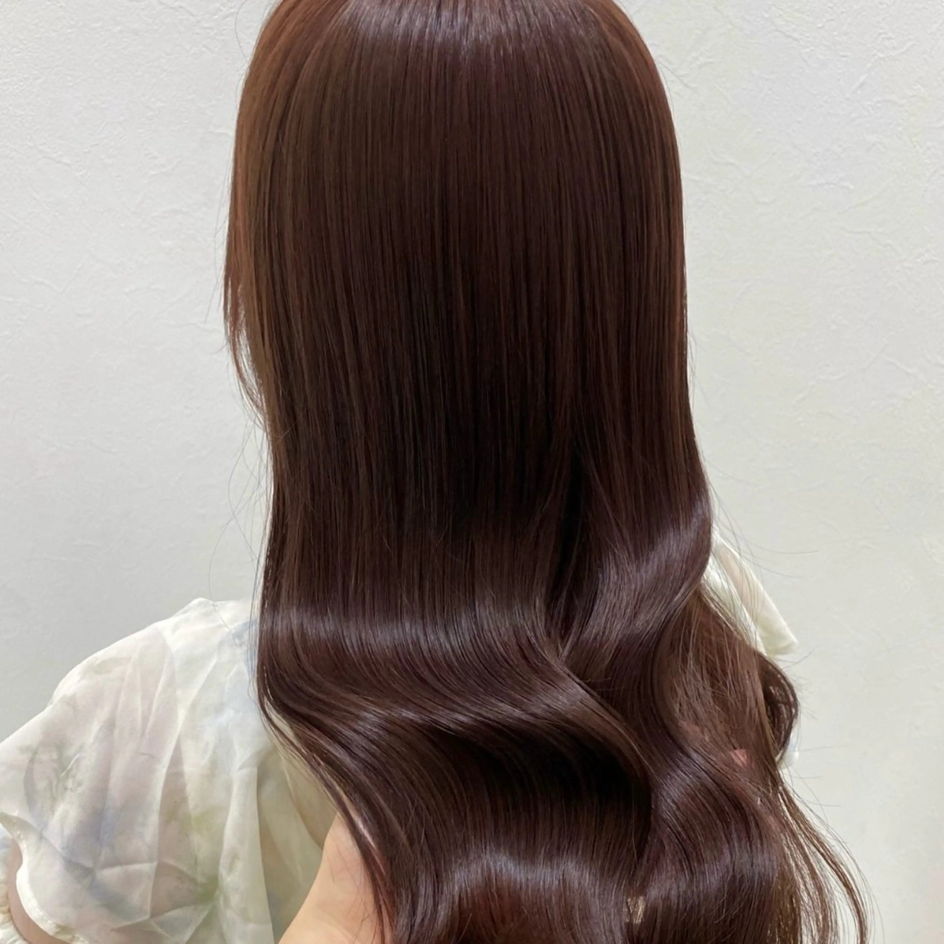 ロング カラー ⟡.·Fuka/ ヘアメ🎀暖色カラーのヘアスタイル