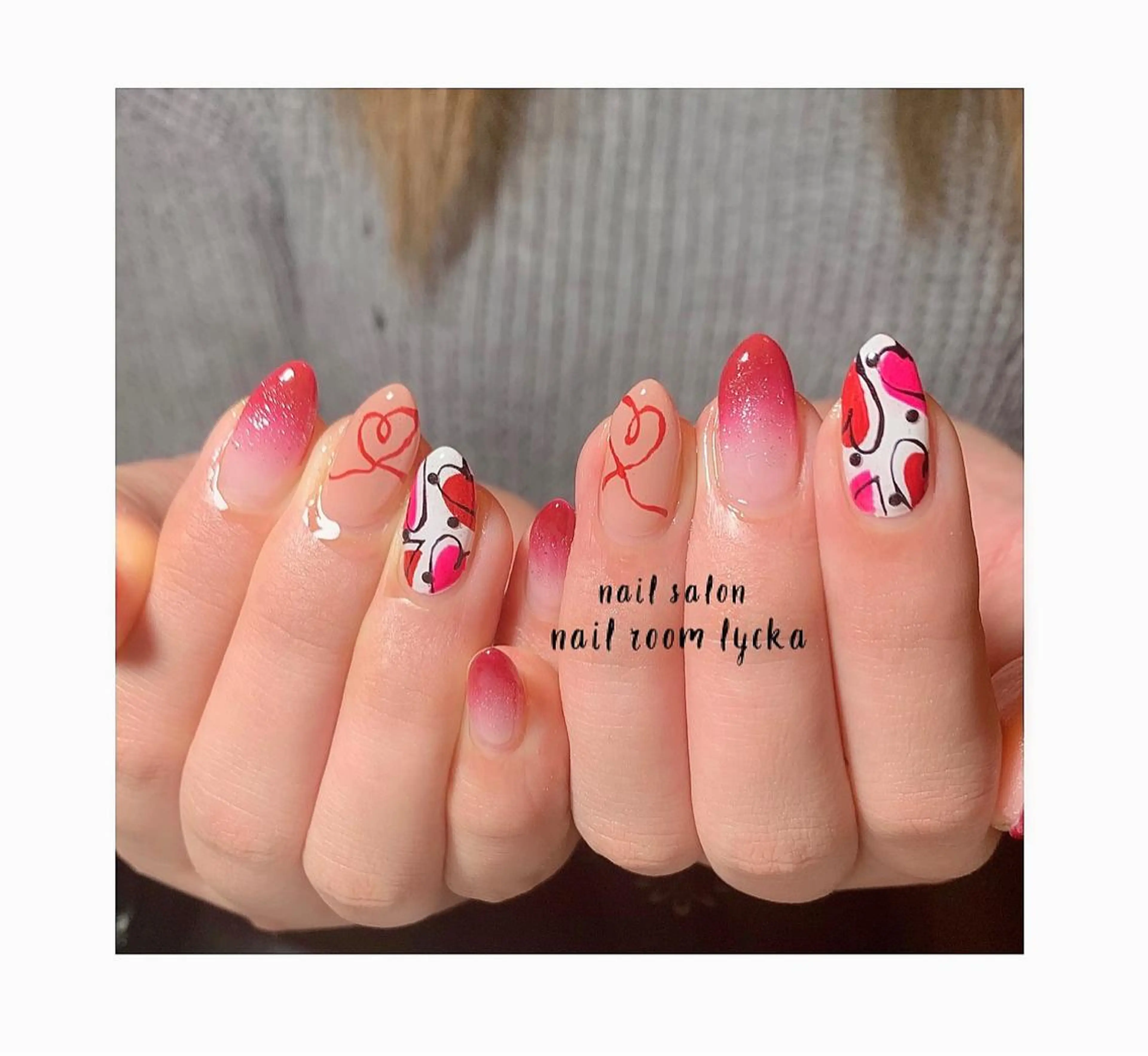 ネイル ジェルネイル パラジェル 冬ネイル ﾈｲﾙﾙｰﾑﾘｯｶ 𝐦𝐚𝐲𝐮のネイルデザイン