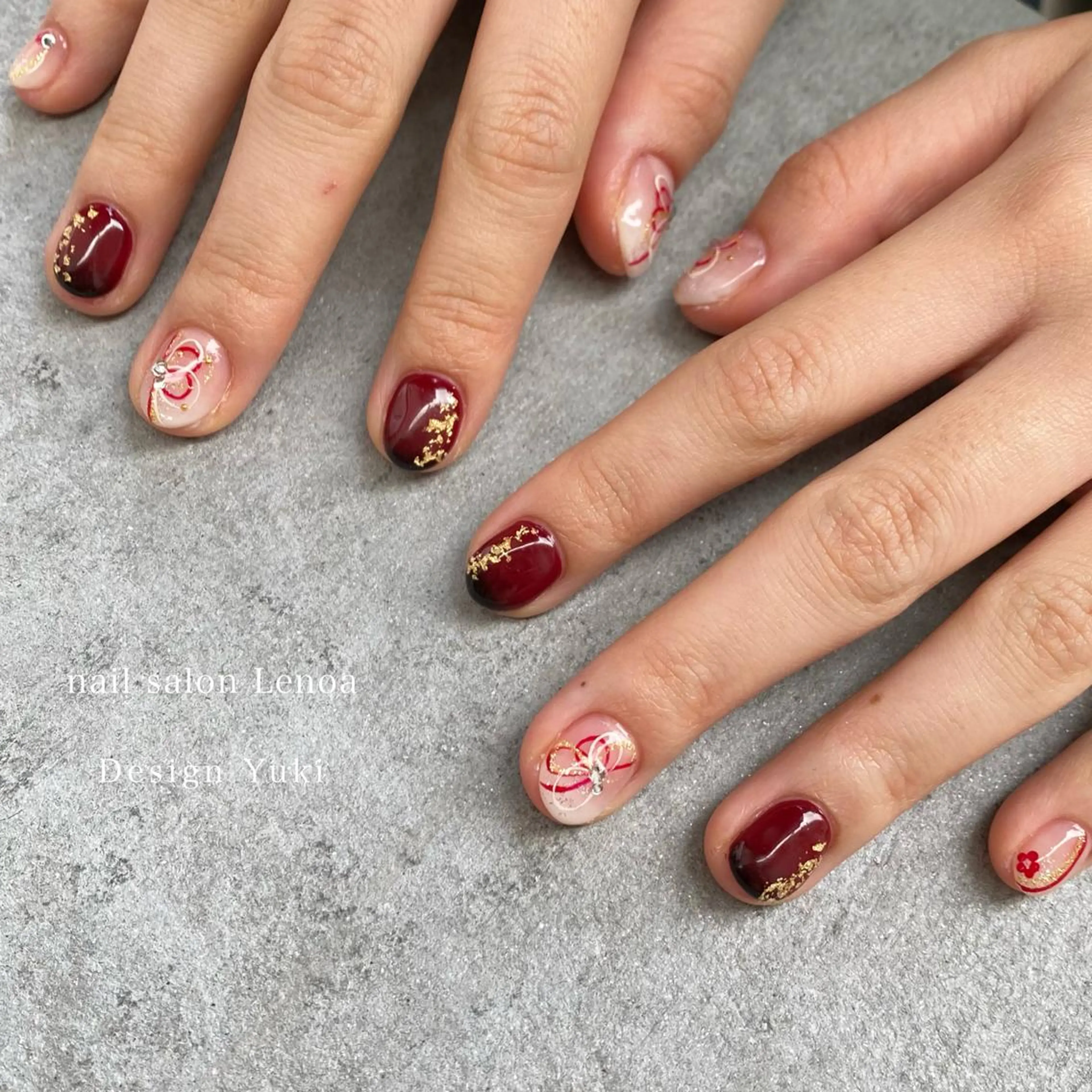 ネイル ハンドネイル Lenoa Yukiのネイルデザイン
