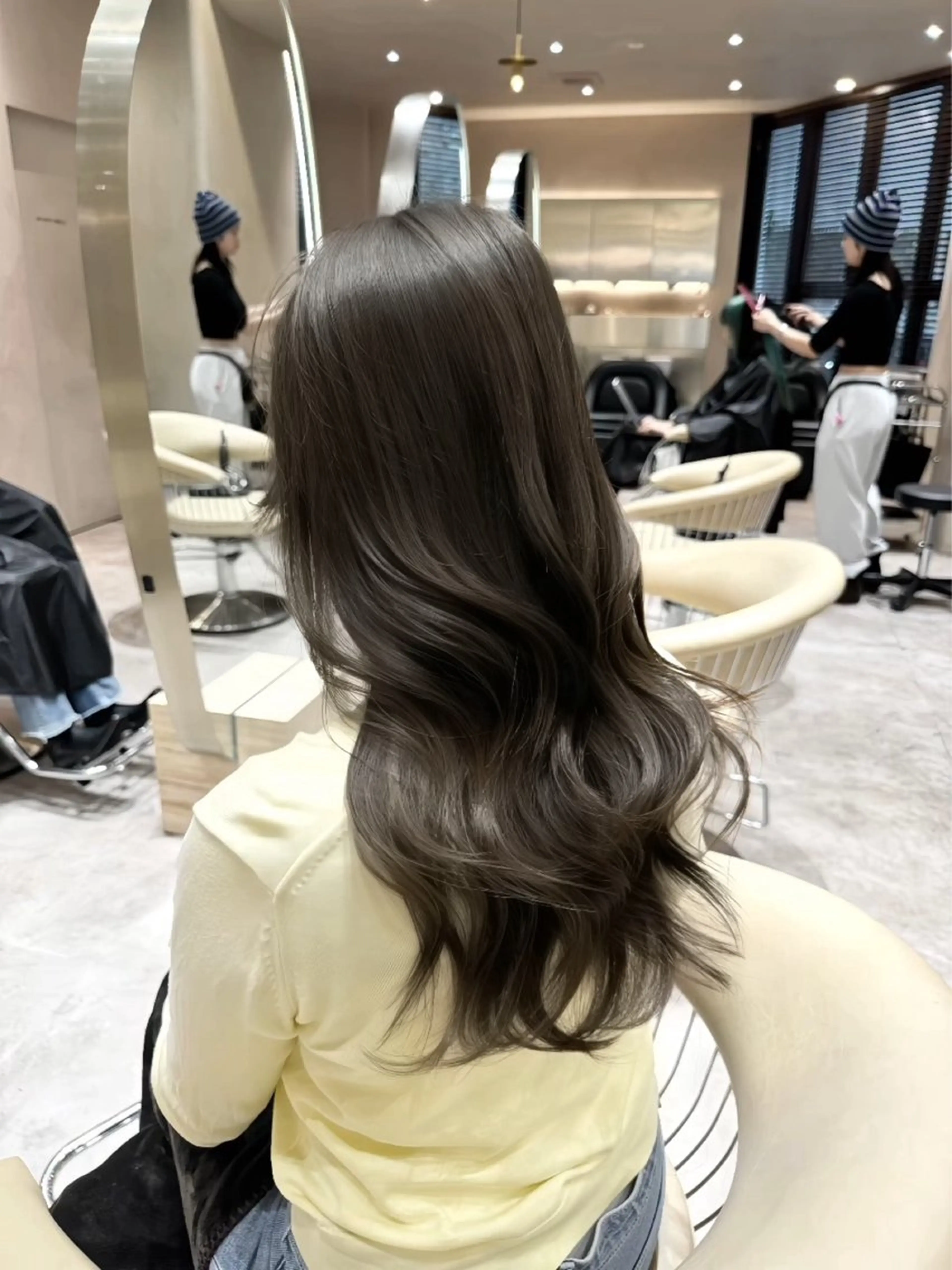 セミロング カット ヘアカラー トリートメント 韓国ヘア/館林美容室 /髪質改善/涼のヘアスタイル