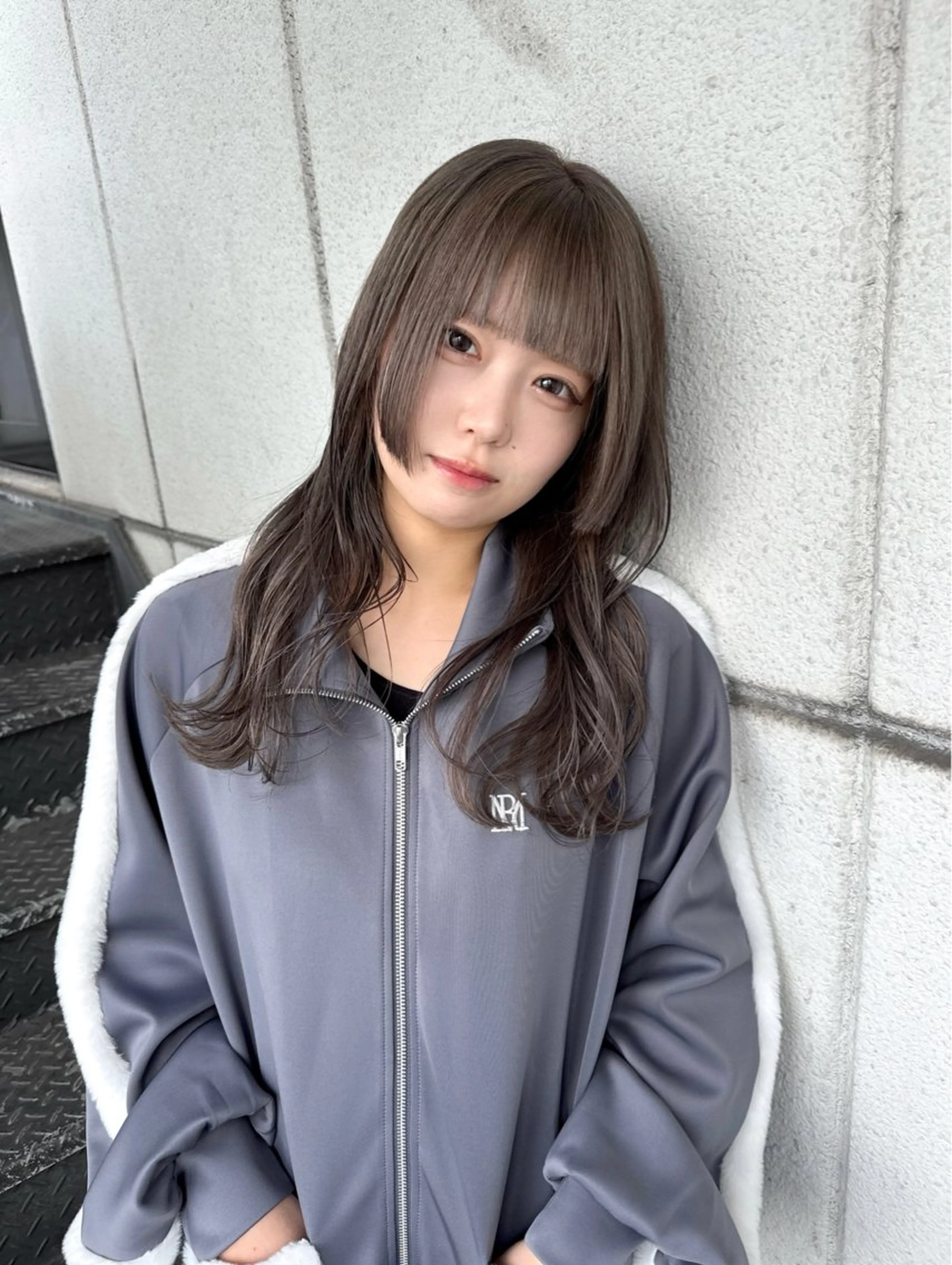 ロング 切りっぱなしボブ ショートボブ ボブ ハイライト レイヤーカット 【.ico】心斎橋/ ウルフ/飛田ゆうきのヘアスタイル