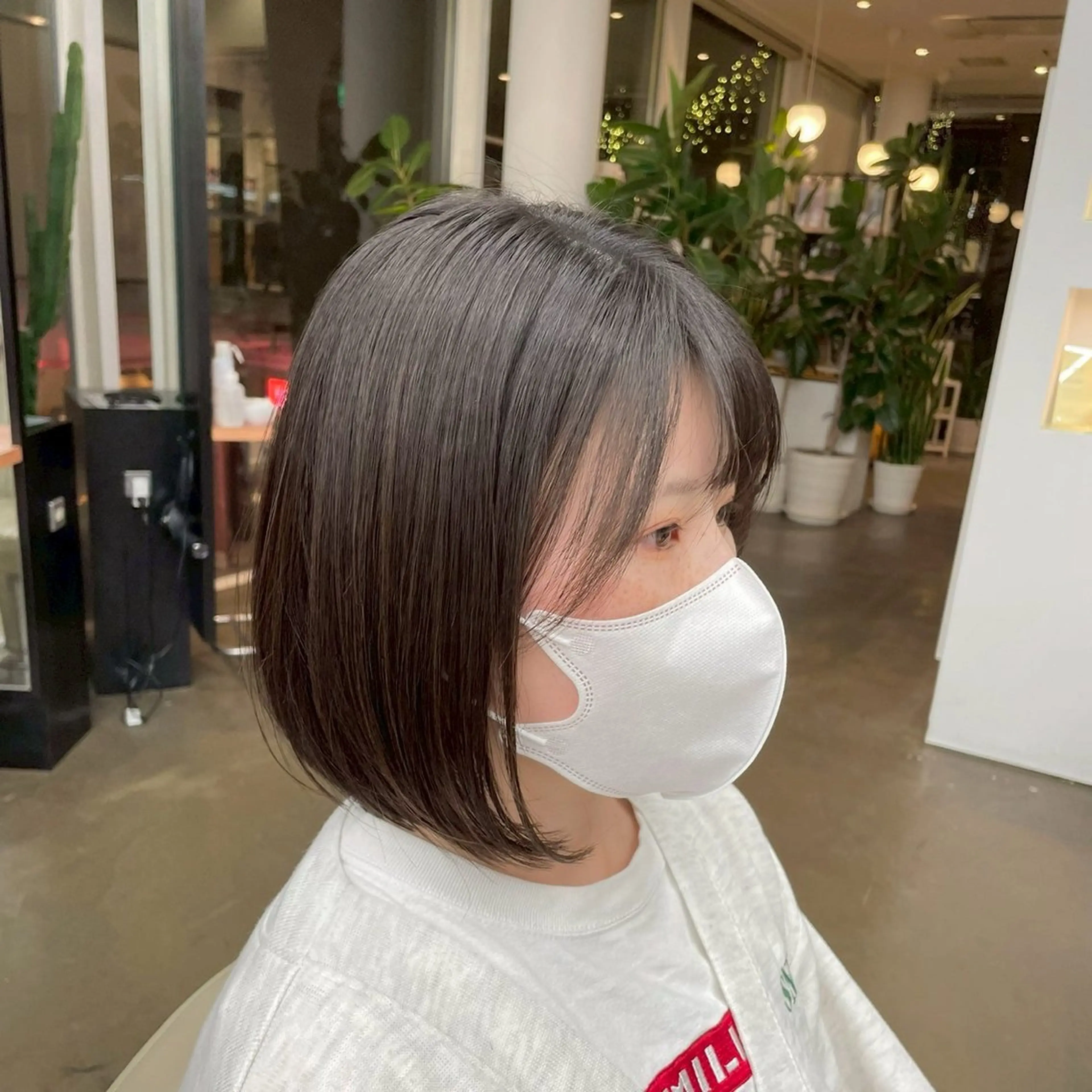 ショート ボブ 🎧ayaka/ボブ /透明感カラー🩵のヘアスタイル