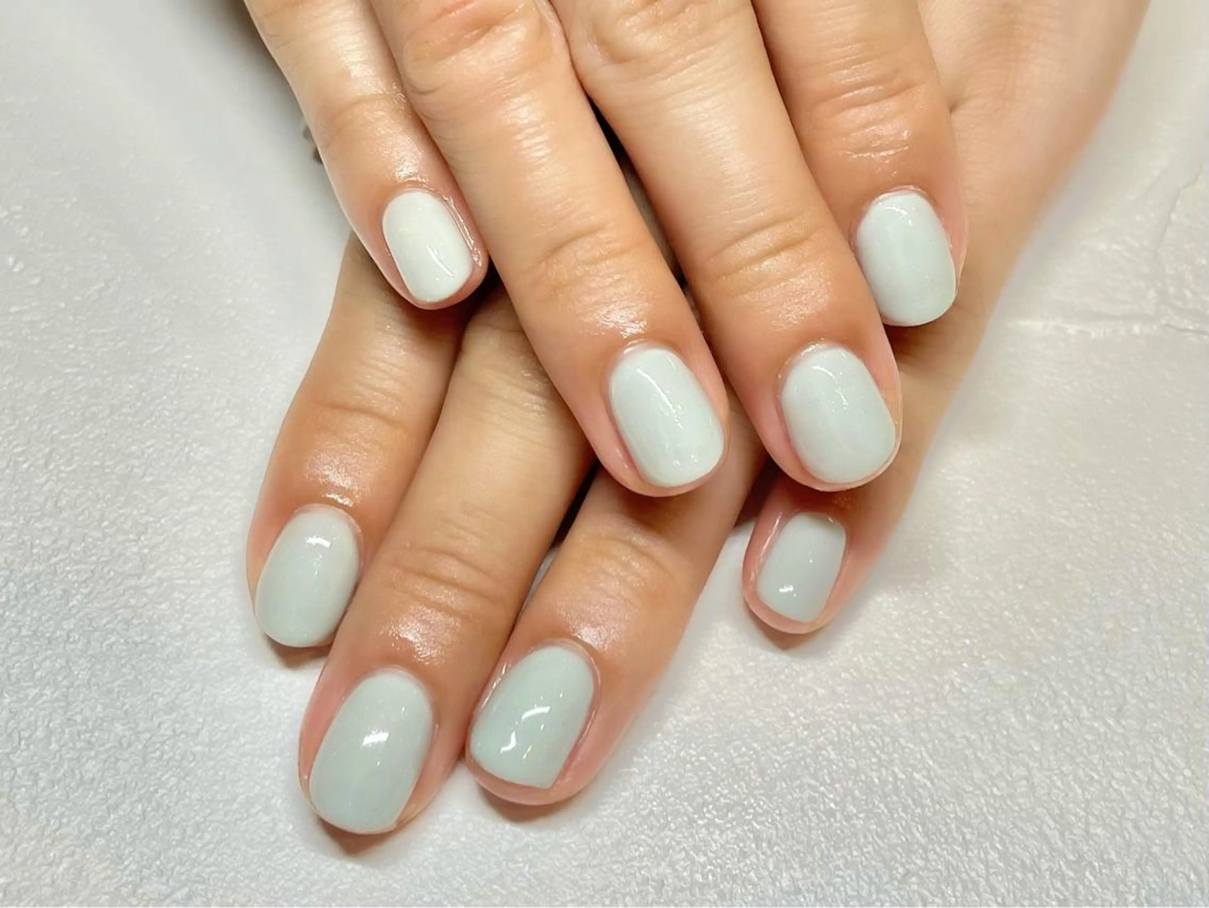 ネイル ワンカラーネイル ささき れいなのネイルデザイン