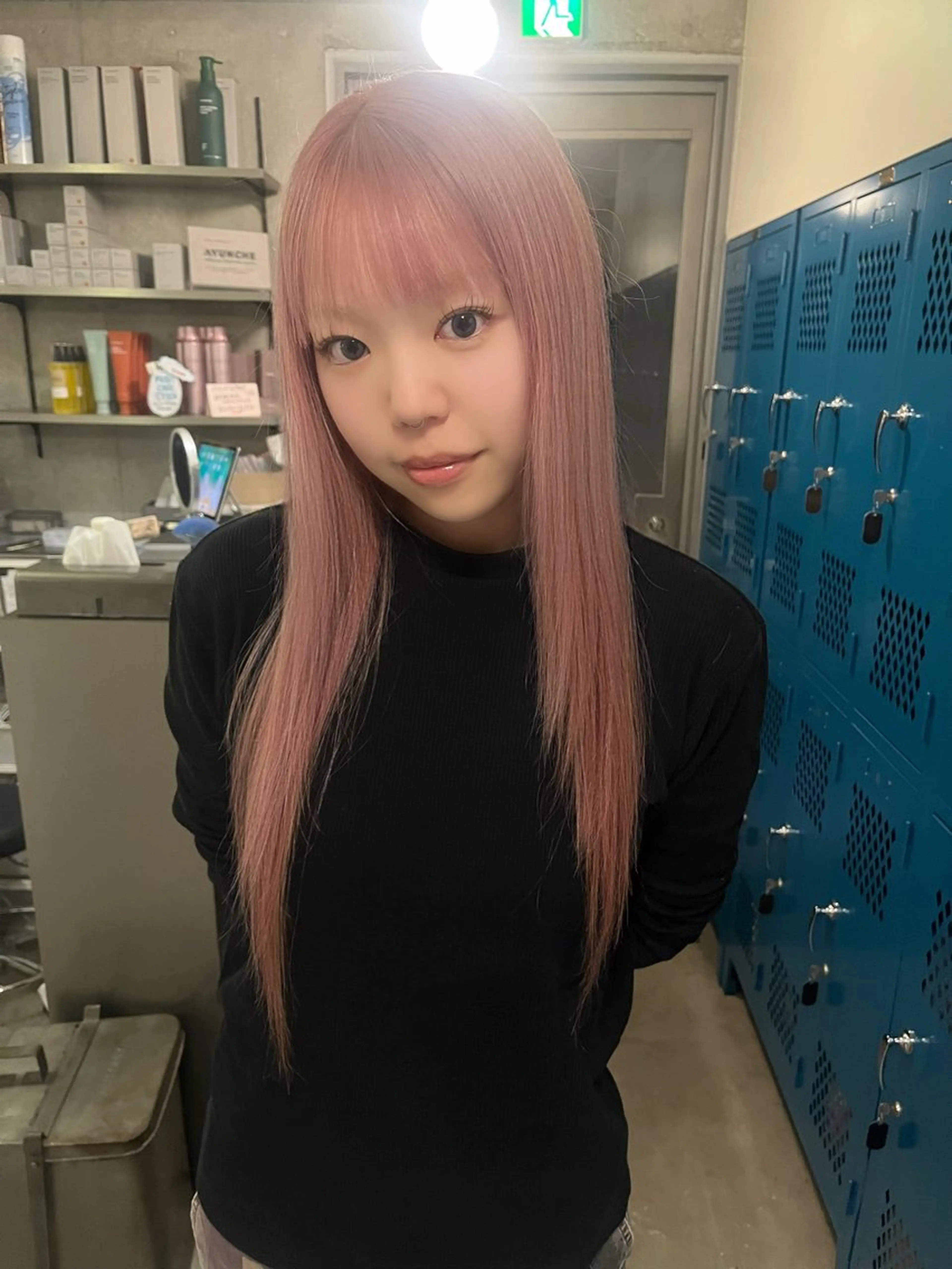 ロング カラー ブロンド ピンクカラー 🫧カラーモデル募集 🫧Hiyuのヘアスタイル