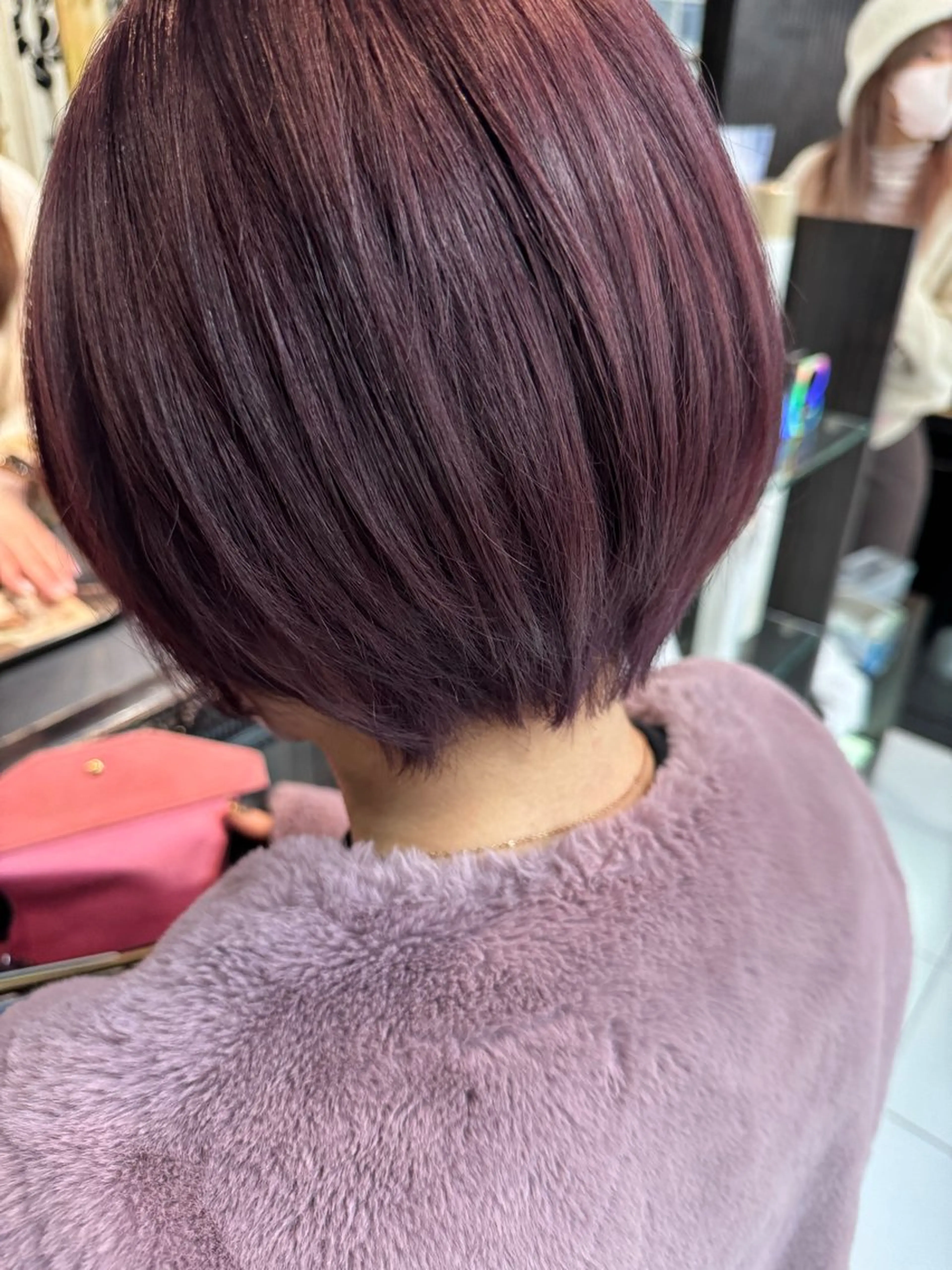 ショート カラー ブリーチ ラベンダーカラー ピンクカラー ピンクラベンダー ᴘʀɪᴢᴇ 🌜 ᴀɴʀɪ 🌜のヘアスタイル